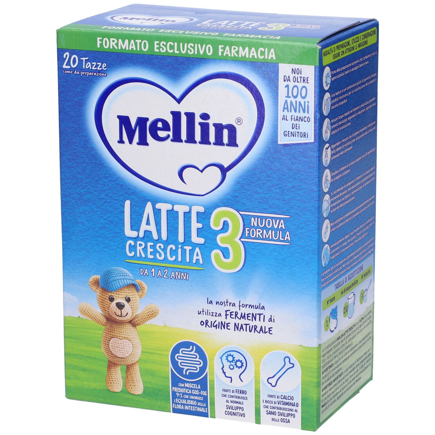 Mellin Latte 3 in Polvere