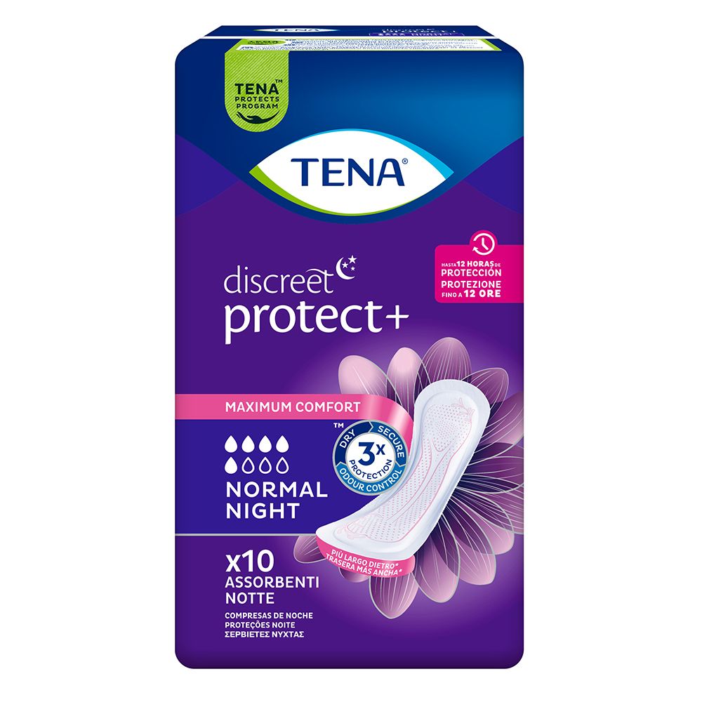 Tena Discreet Normal Night10Pz 10 St Binden