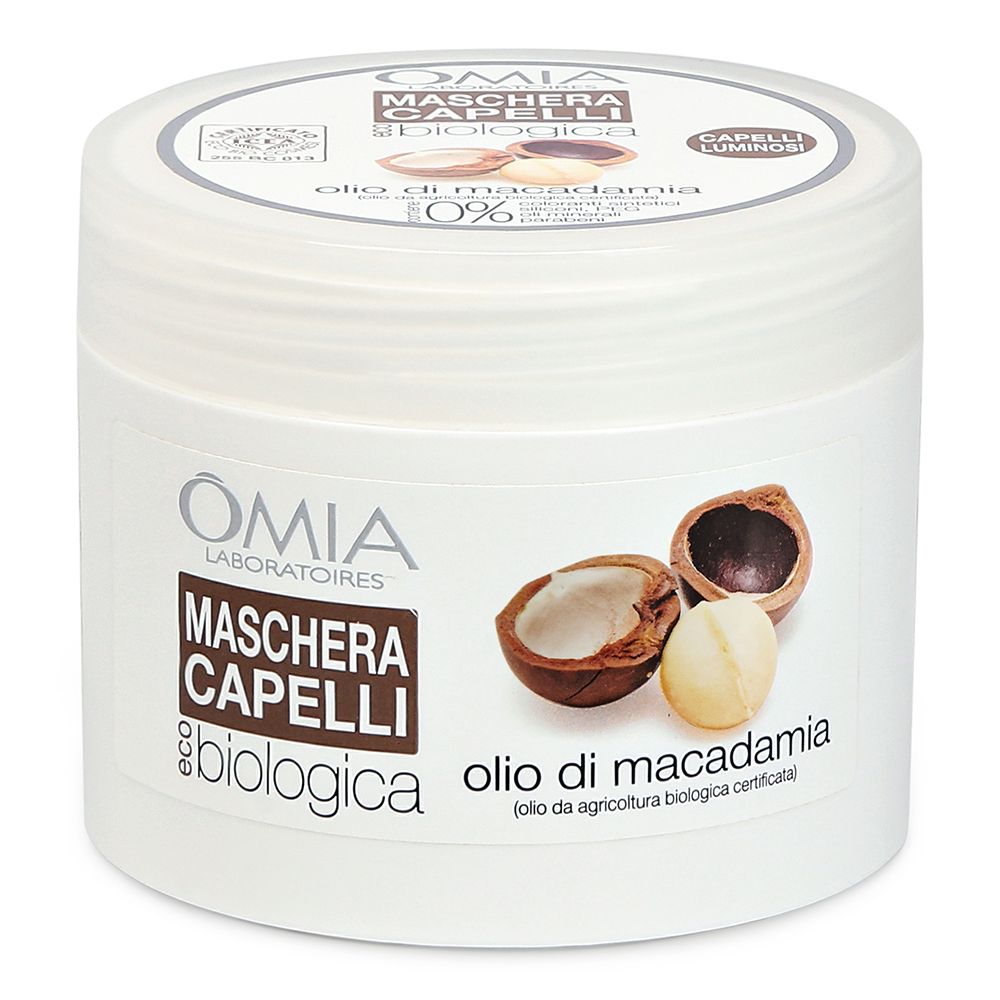 Image of OMIA MASCHERA CAPELLI Eco Biologica Olio di Macadamia
