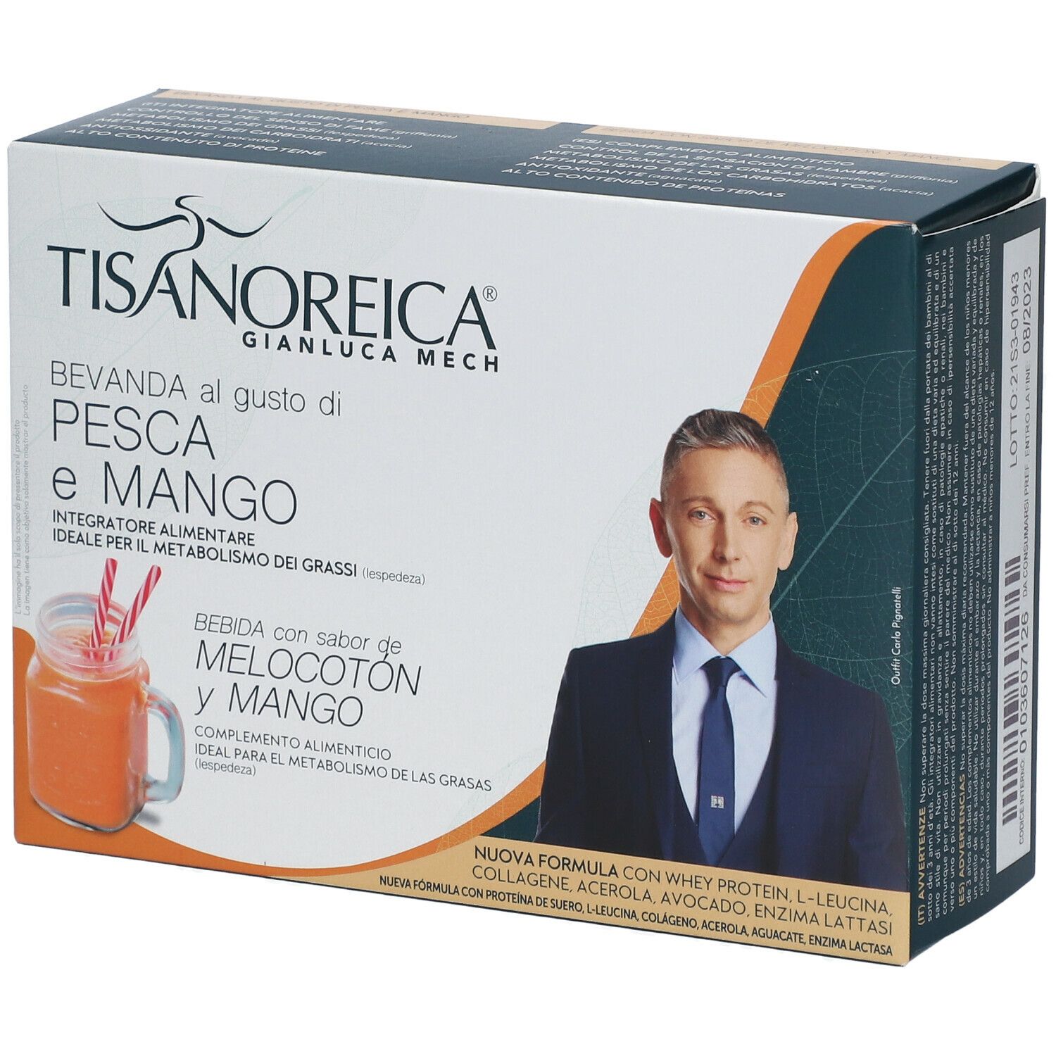 Image of TISANOREICA® Bevanda al gusto di PESCA e MANGO