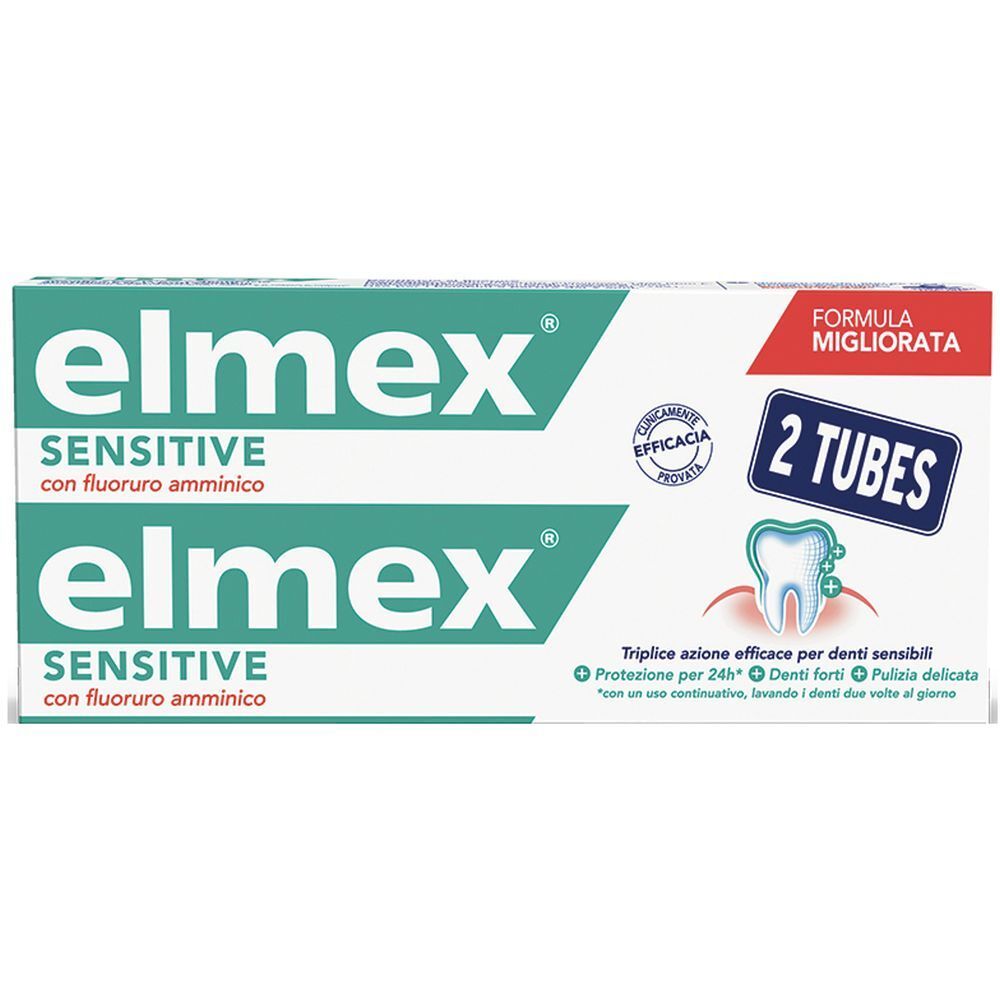Image of elmex® Dentifricio Sensitive Denti Sensibili 2x75 ml