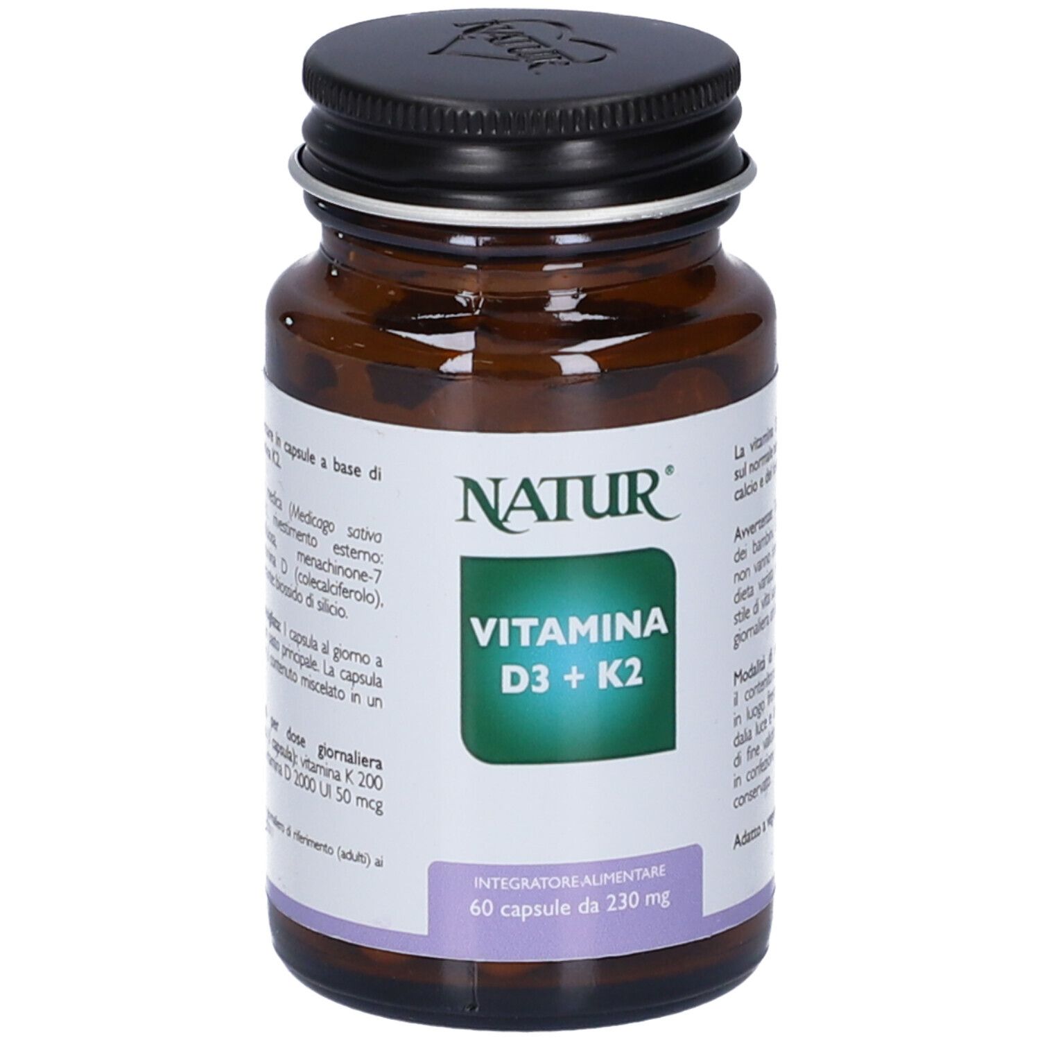 Natur Vitamina D3 + K2