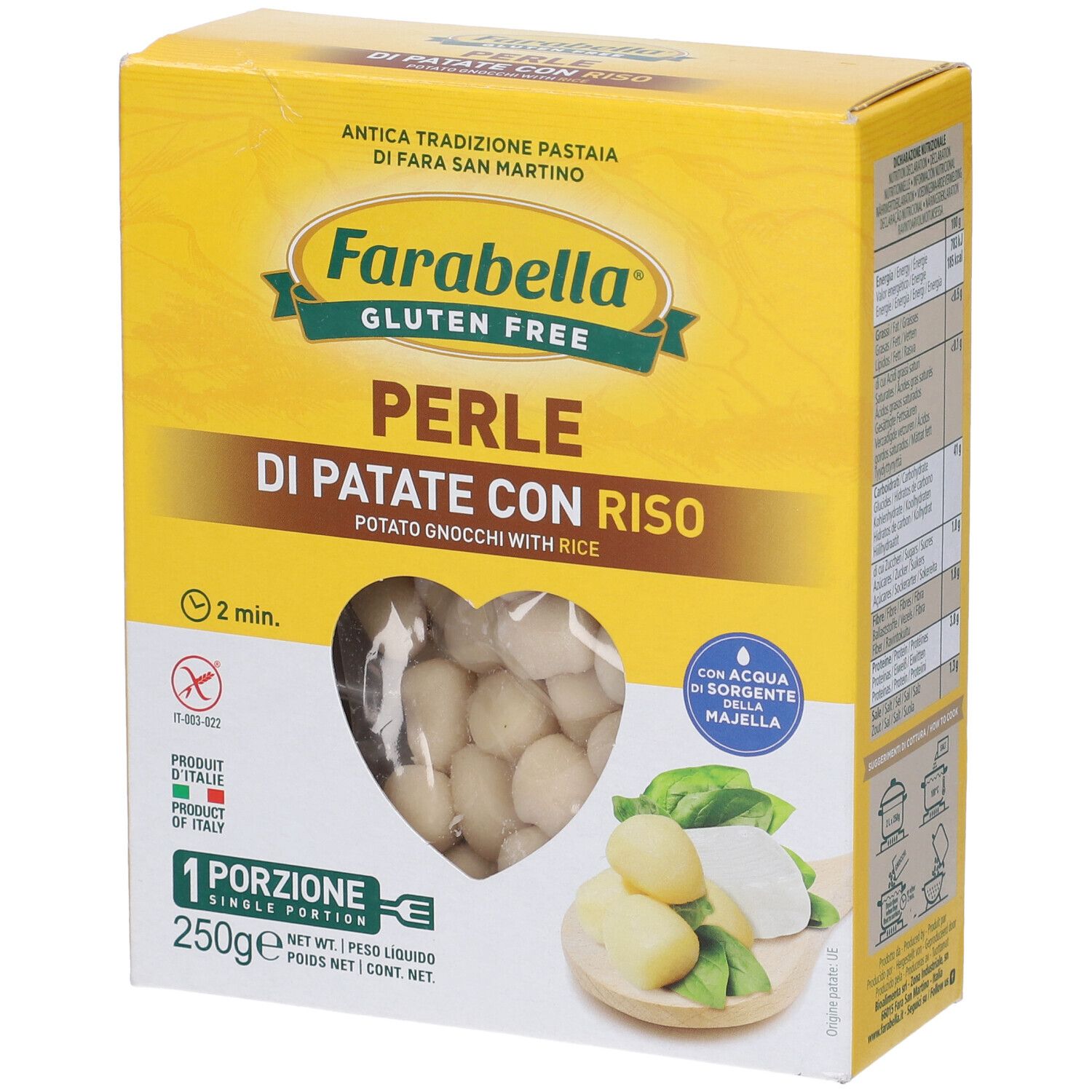 Farabella Perle di Patate con Riso Senza Glutine
