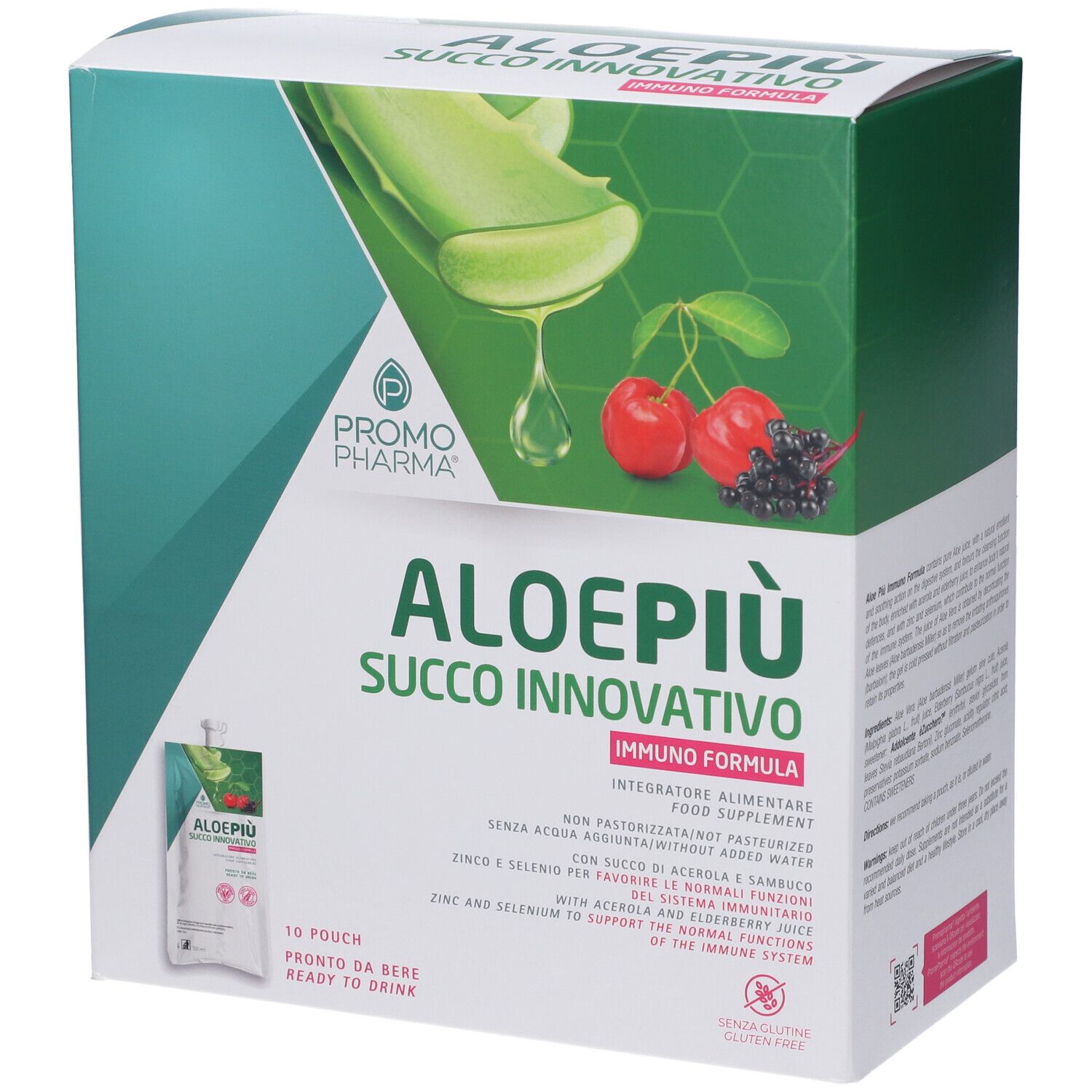 Aloe Promopharma Promopharma® Aloe Più Immuno Formula 10 Ml Bustina Bambino
