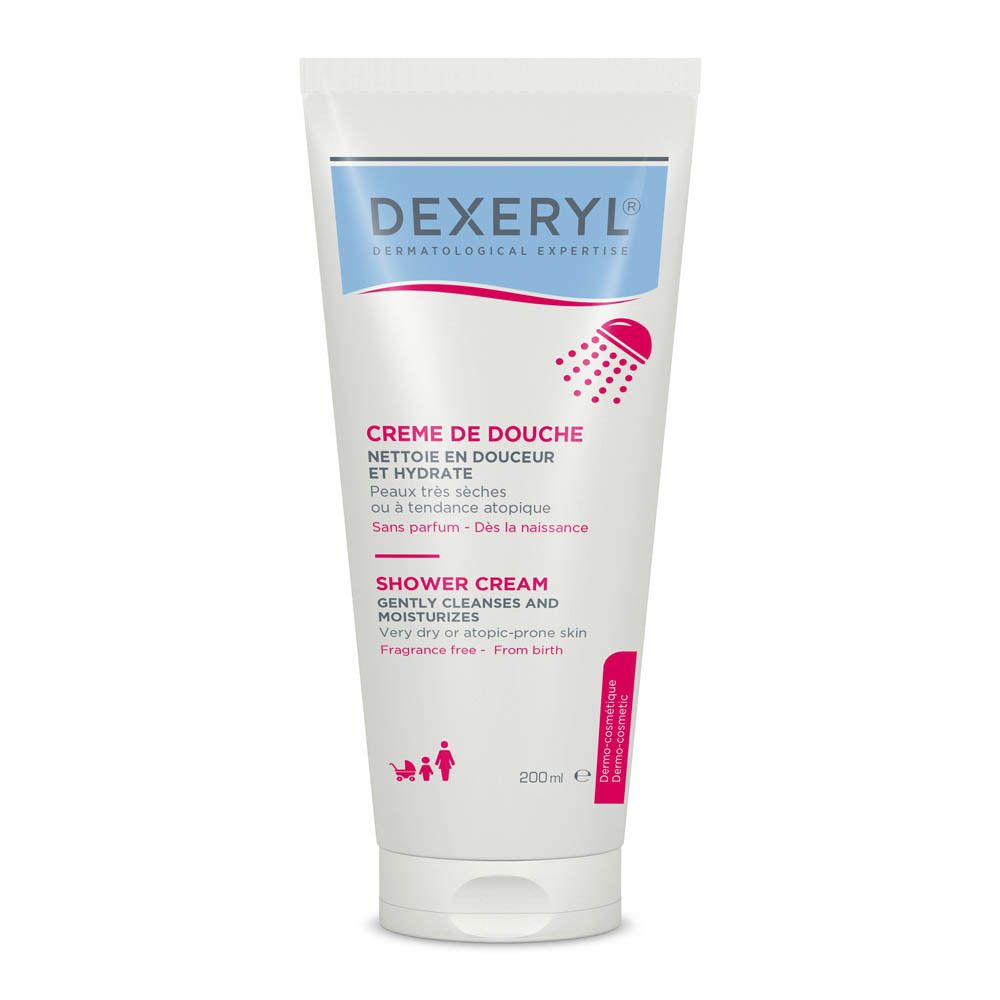 DEXERYL Doccia Crema Detergente delicato per Pelle Secca Viso e Corpo