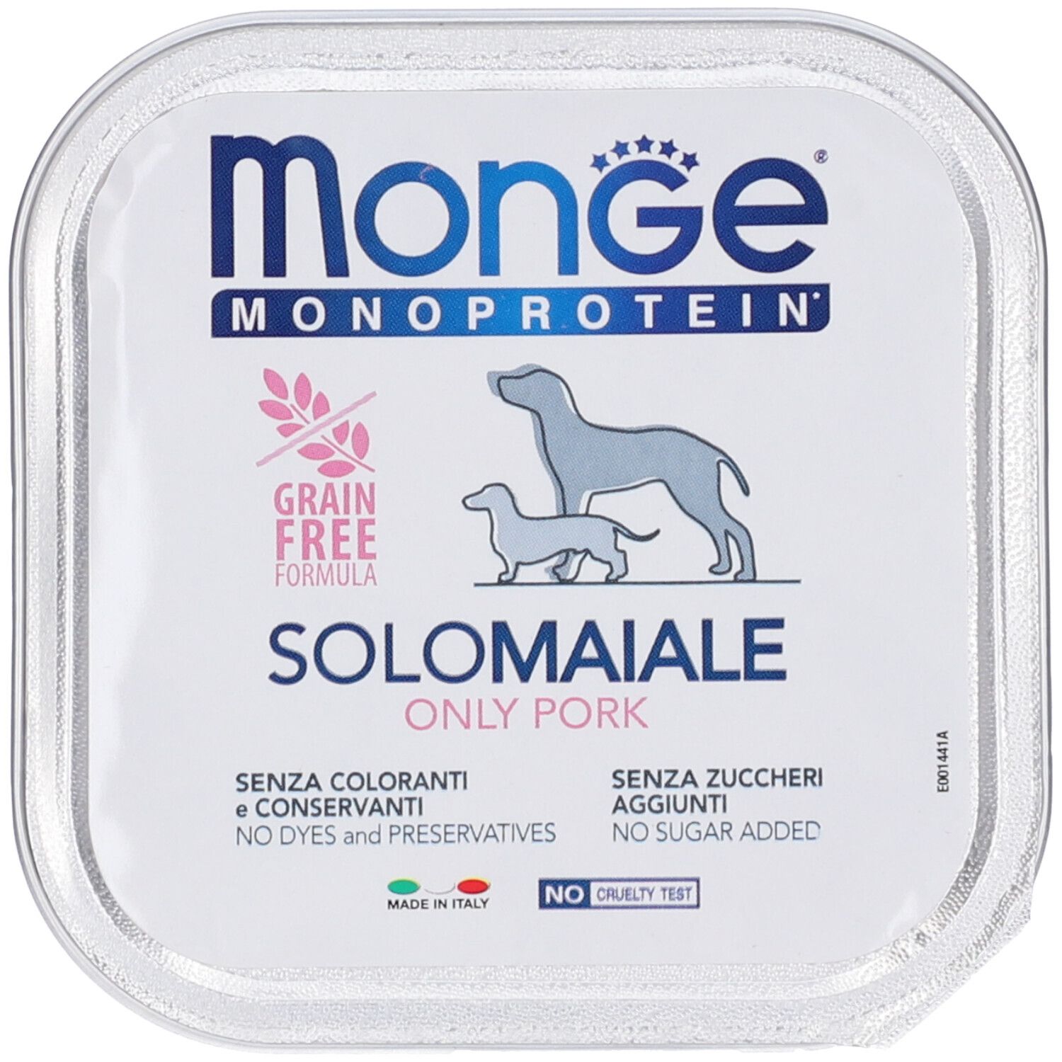 Monge Monoprotein Paté Solo Maiale Cani Adulti