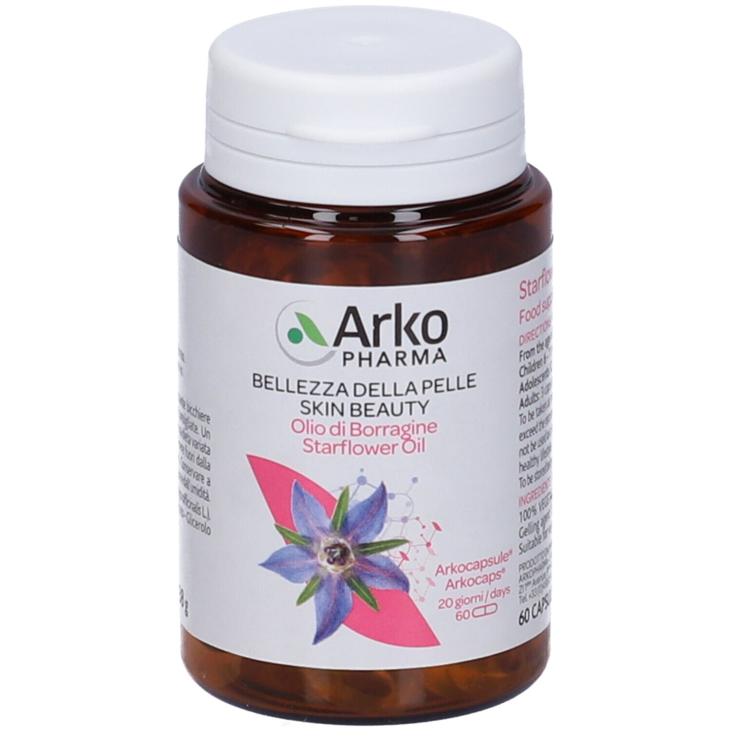 Arkocps Olio Borragine 60Cps 37 g Kapseln