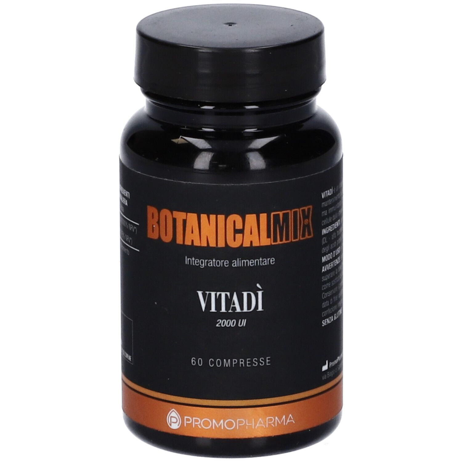 Promopharma Integratore Vitadì Botanical Mix Vitamina D3, 60 Compresse - Immagine 3