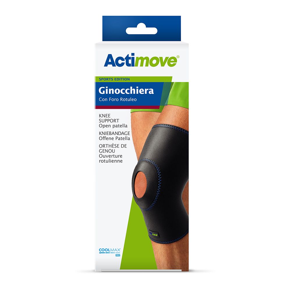 Actimove Sports Edition, Ginocchiera con Foro Rotuleo XL