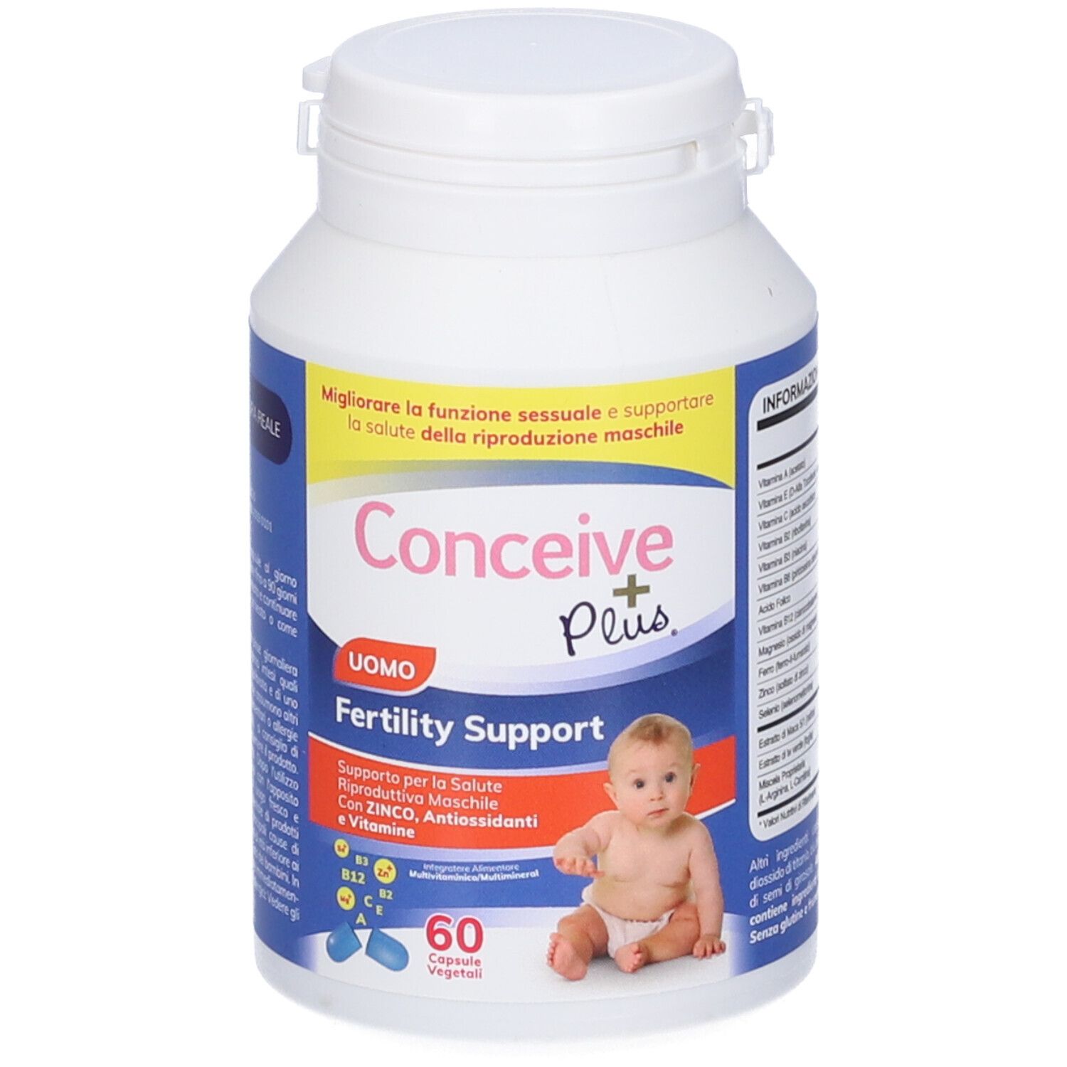 Uomo Fertility Support 60 Capsule - Integratore Per La Fertilità Maschile - Immagine 6