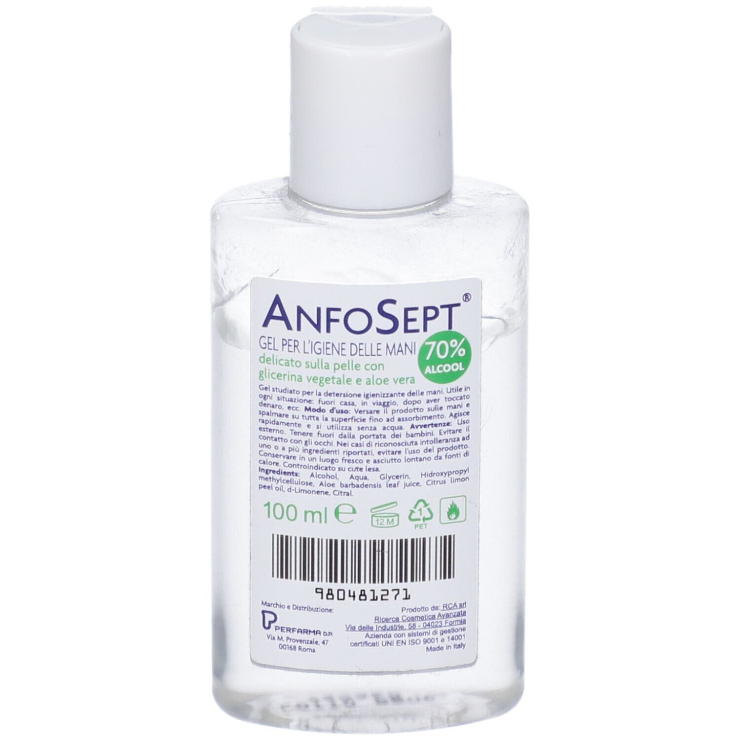 Anfosept Gel Igienizzante 100 Ml