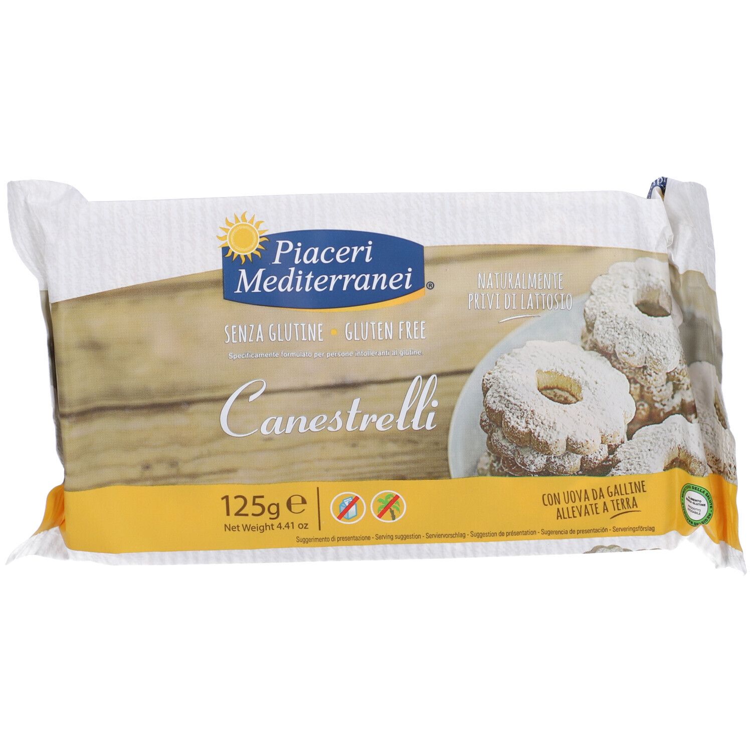 Piaceri Mediterranei Canestrelli Senza Glutine, 125G - Immagine 6