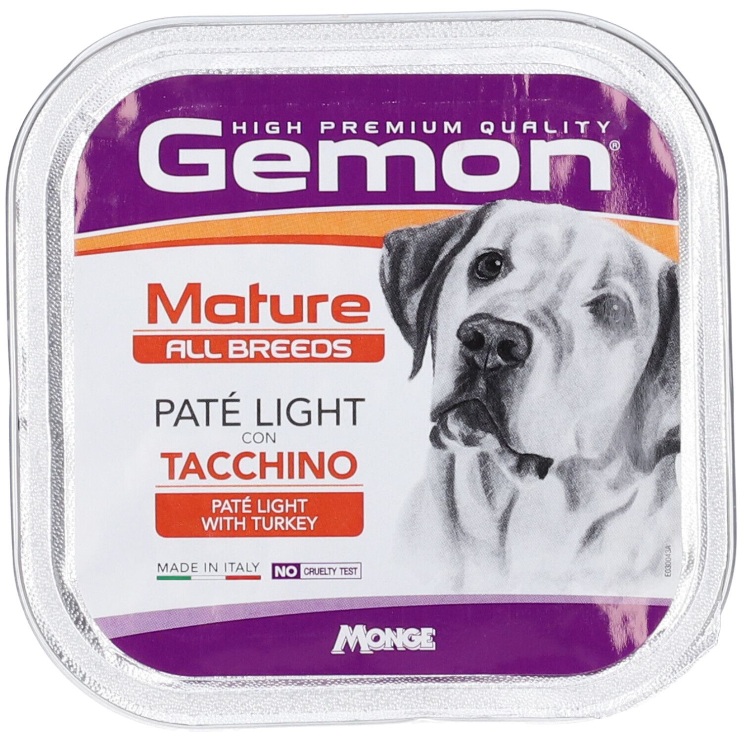 Gemon Light Paté Con Tacchino Cani Adulti