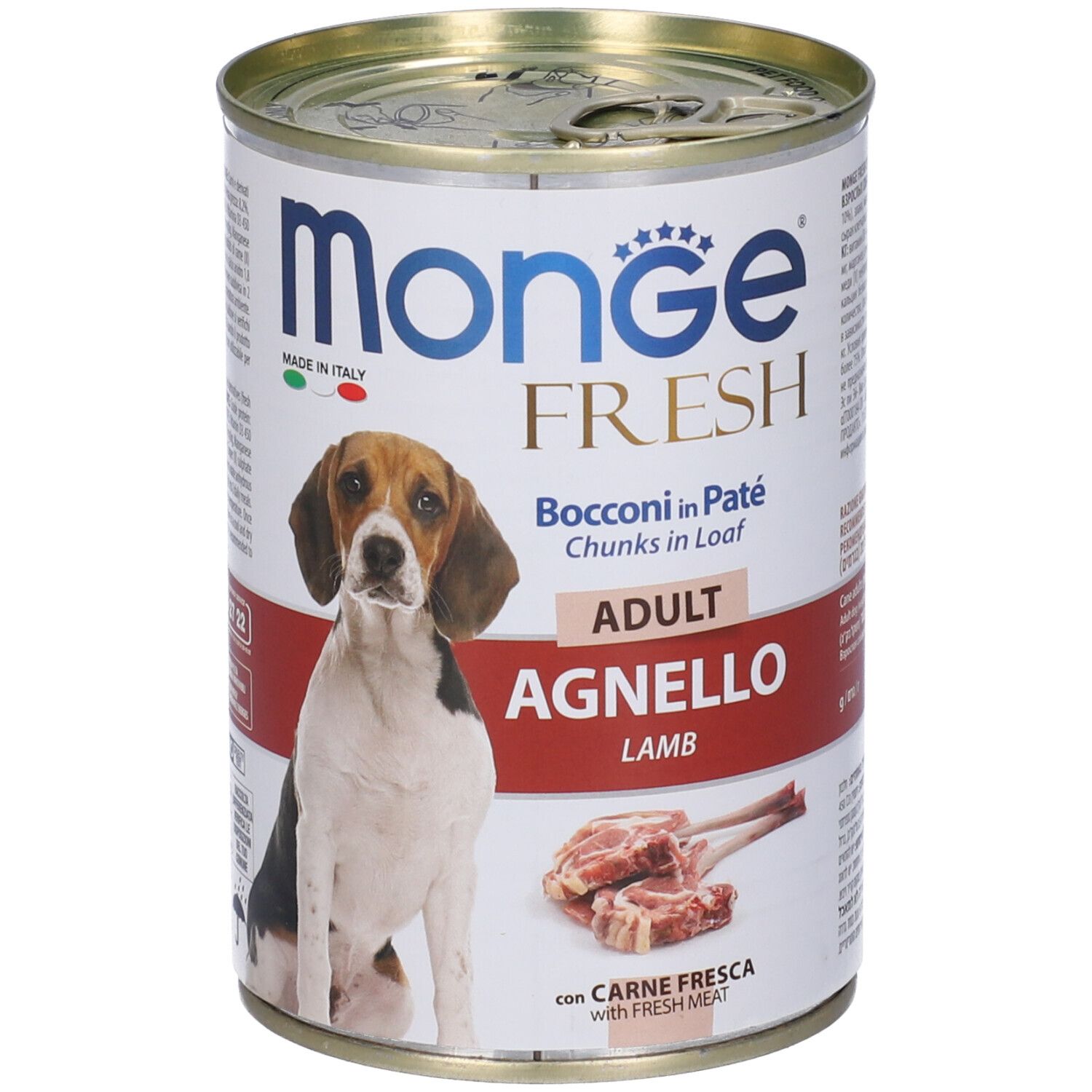Image of Monge Fresh Adult Agnello Bocconi In Paté