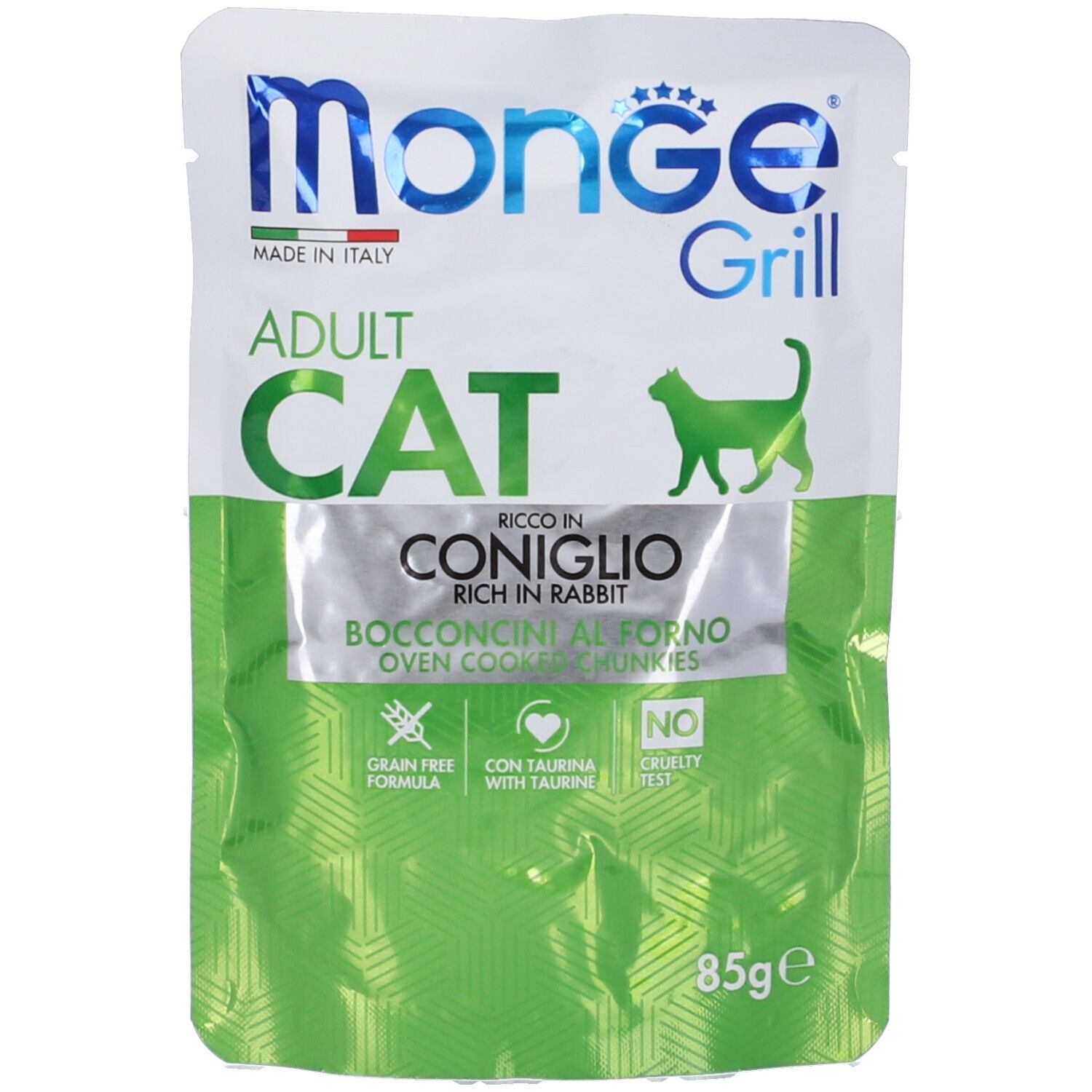 Monge Bocconcini Grill con Coniglio per Gatti - 85 g, 6 pezzi - Immagine 3