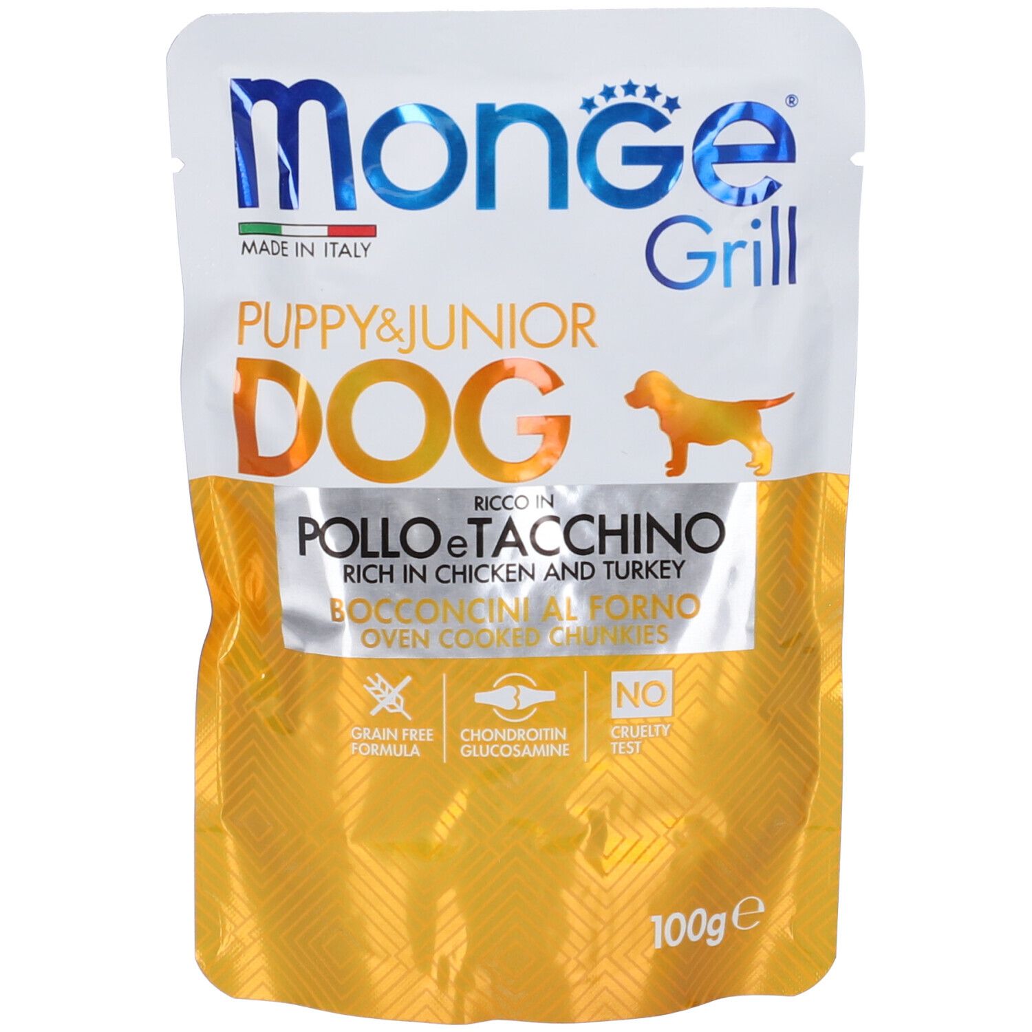 Monge Grill Puppy & Junior Dog con Pollo e Tacchino 100 g
