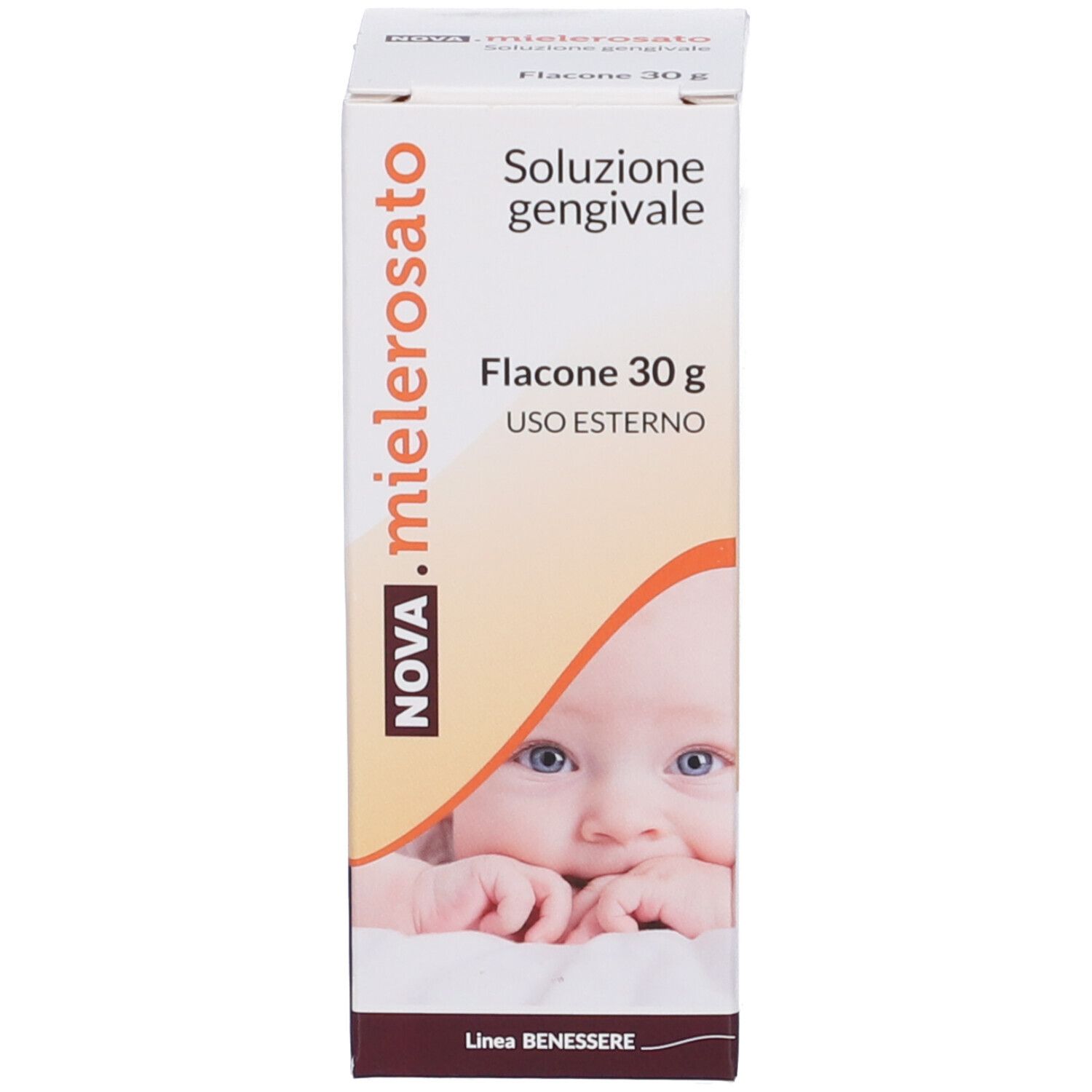 Nova.mielerosato Gengivallösung, 30g Flasche, für äußere Anwendung.