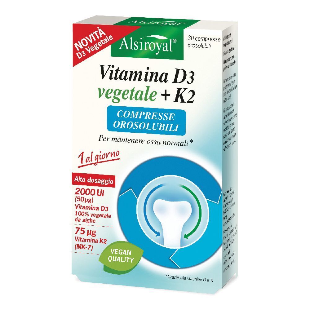 Alsiroyal Vitamina D3+K2 Compresse Orosolubili