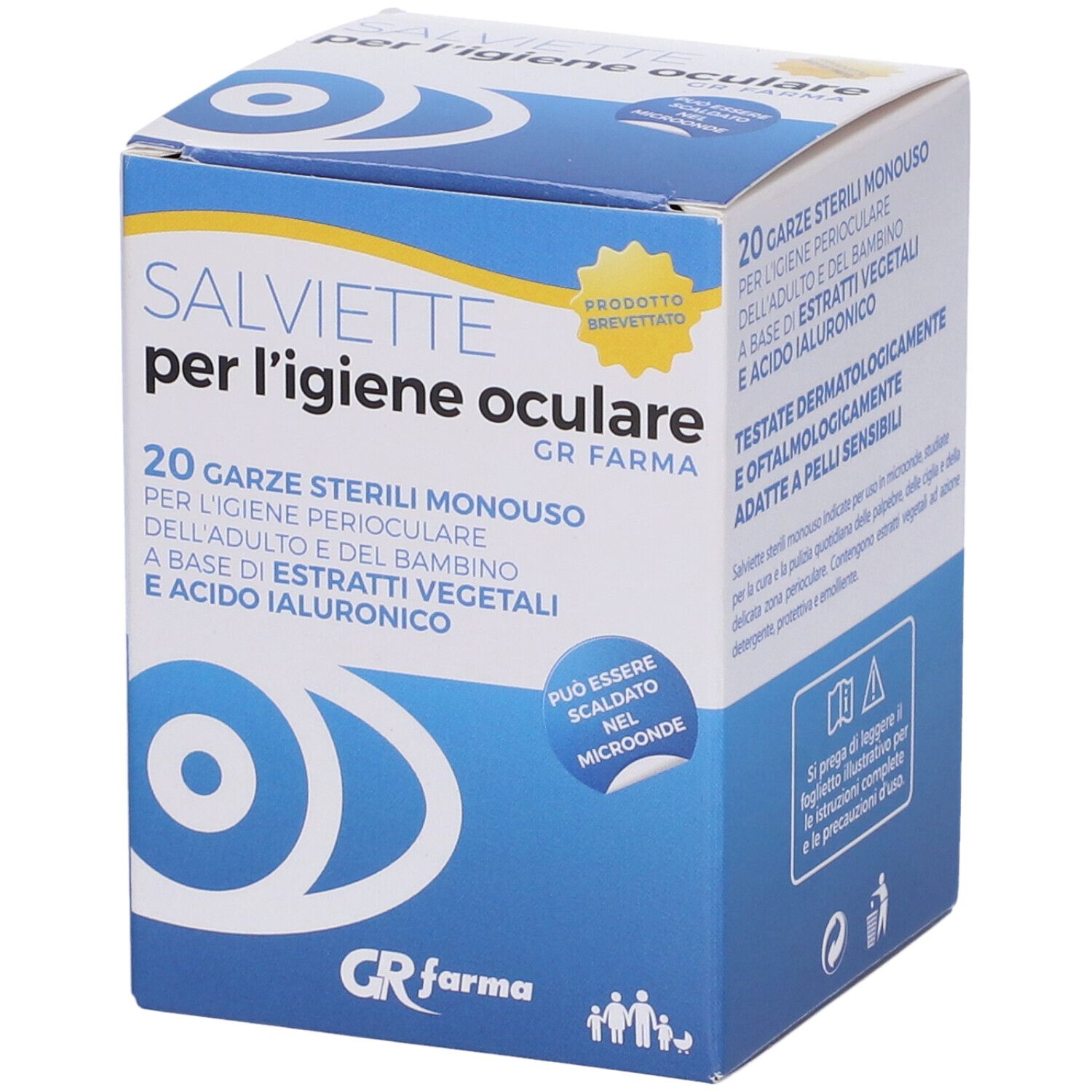 GR Farma Salviette per L'Igiene Oculare