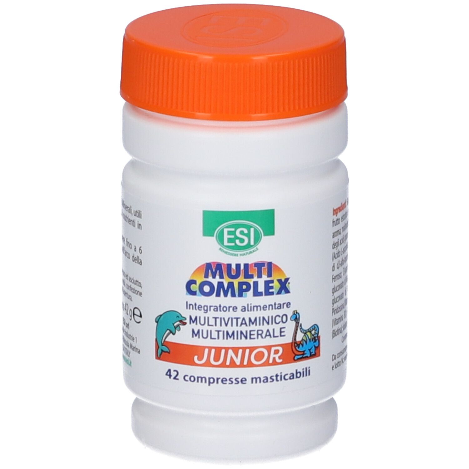 Esi Multicomplex Junior Dinosauri - Integratore multivitaminico e multiminerale per bambini dai 3 anni - 42 compresse masticabili - Immagine 4
