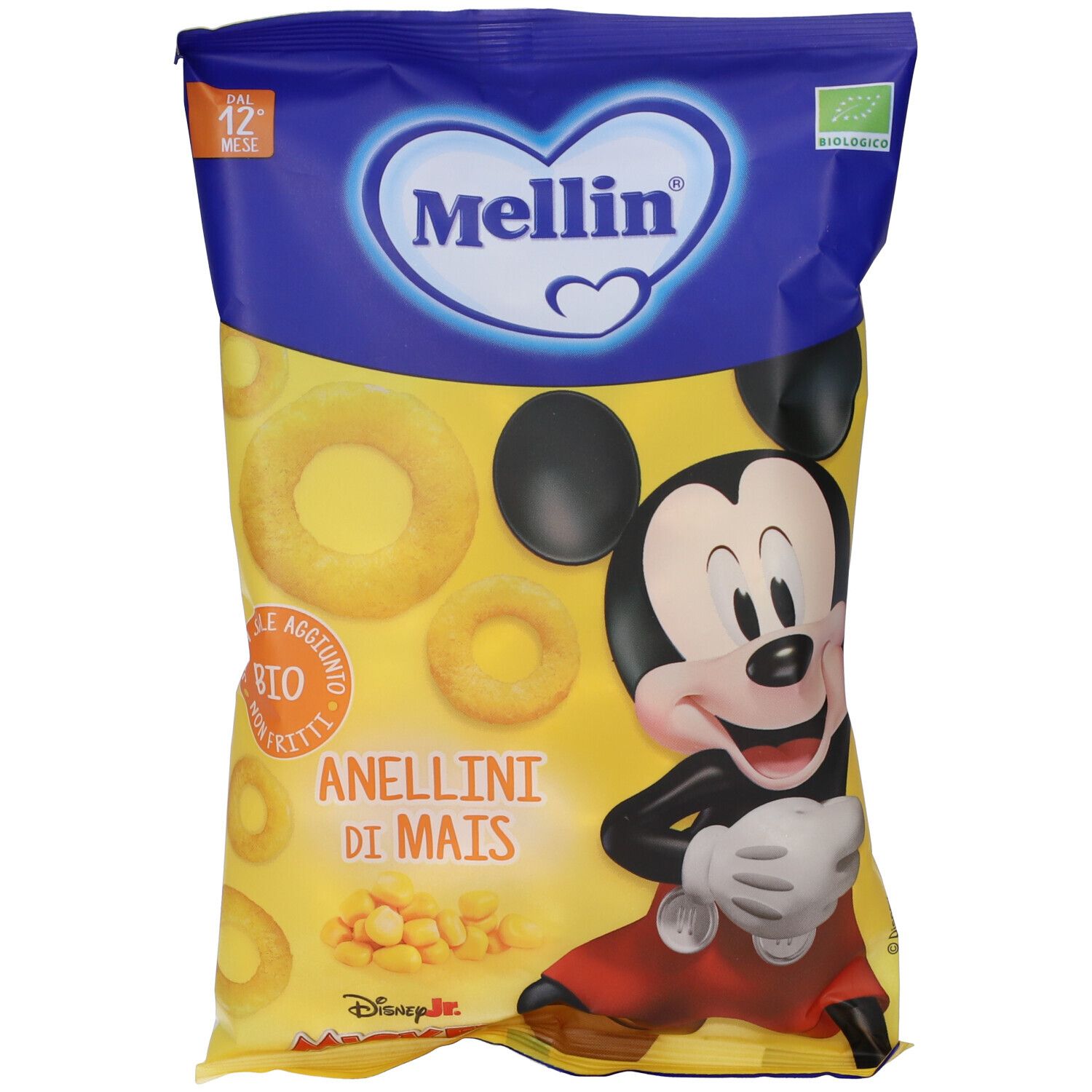 Mellin Snack Bio Anellini Mais 15 G