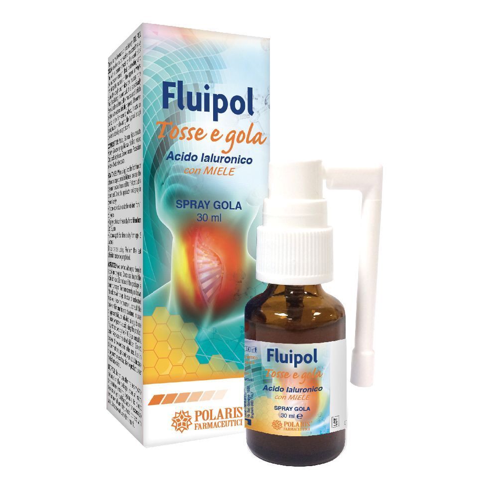 Flacone in vetro marrone con nebulizzatore bianco e applicatore separato. Scatola con nome e informazioni sul prodotto.