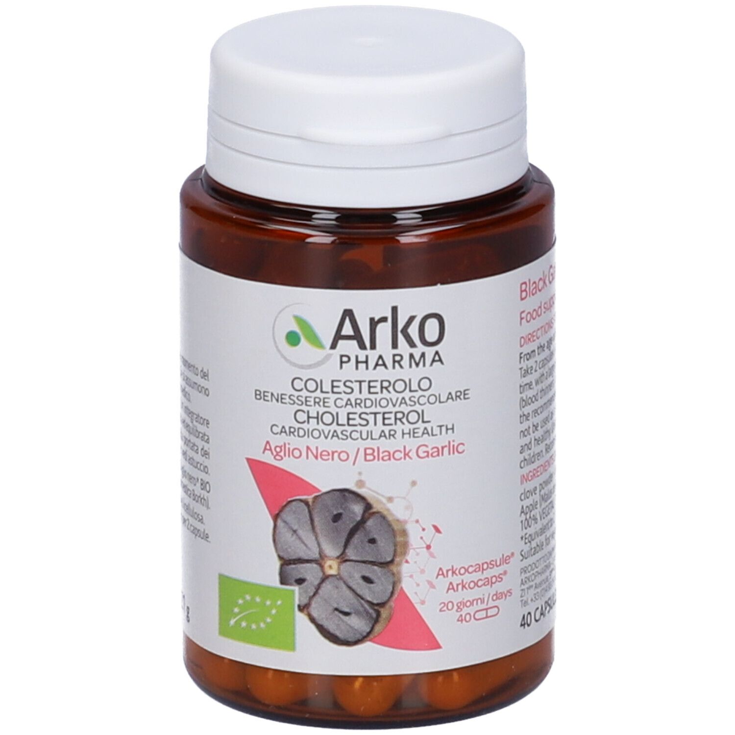 Arkocps Aglio Nero BIO 40Cps 21 g Kapseln