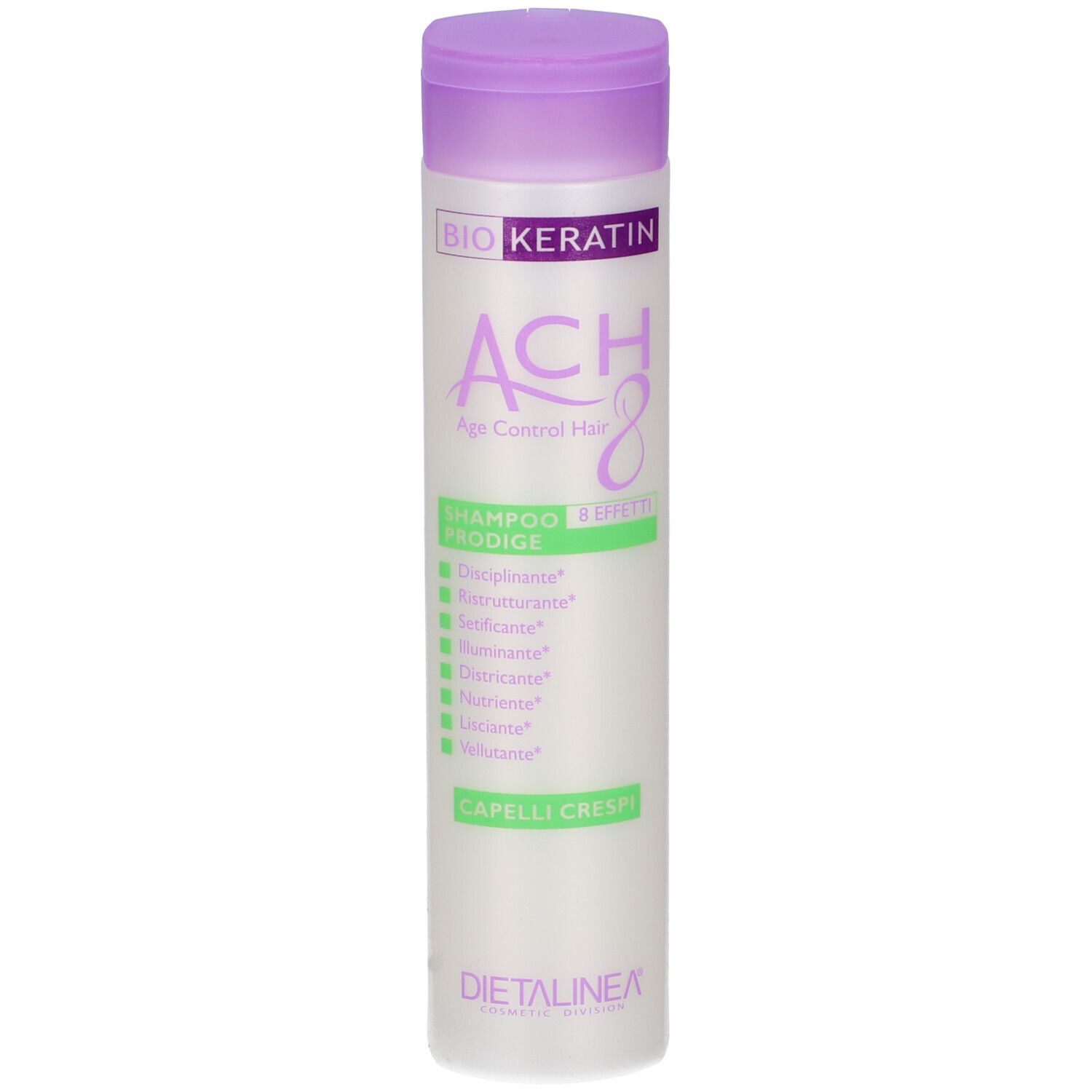Biokeratin Ach8 Shampoo Capelli Crespi 200 Ml