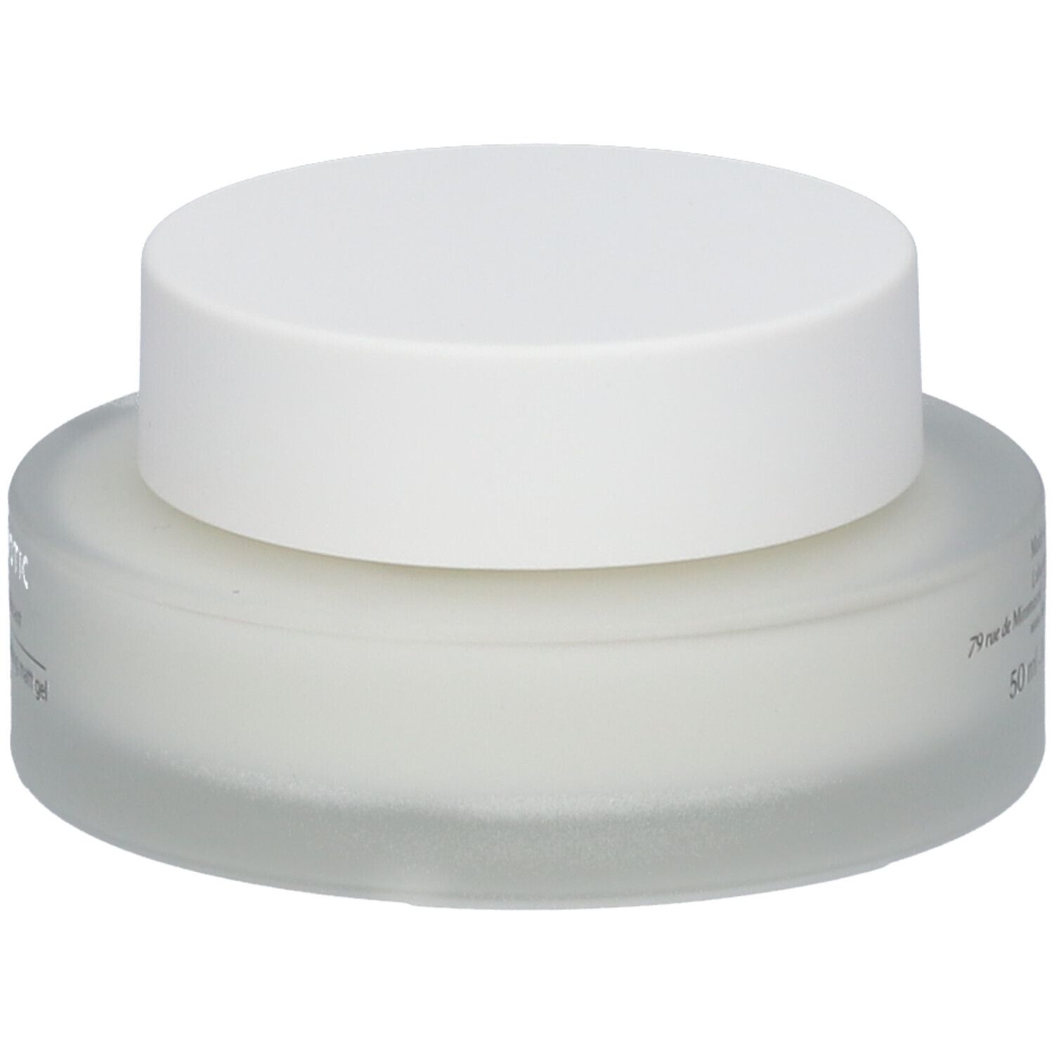 Vaso di crema con coperchio bianco. Visibili SVR e [PEPTI] BIOTIC. Testo: Gel-mat régénérant lissant.