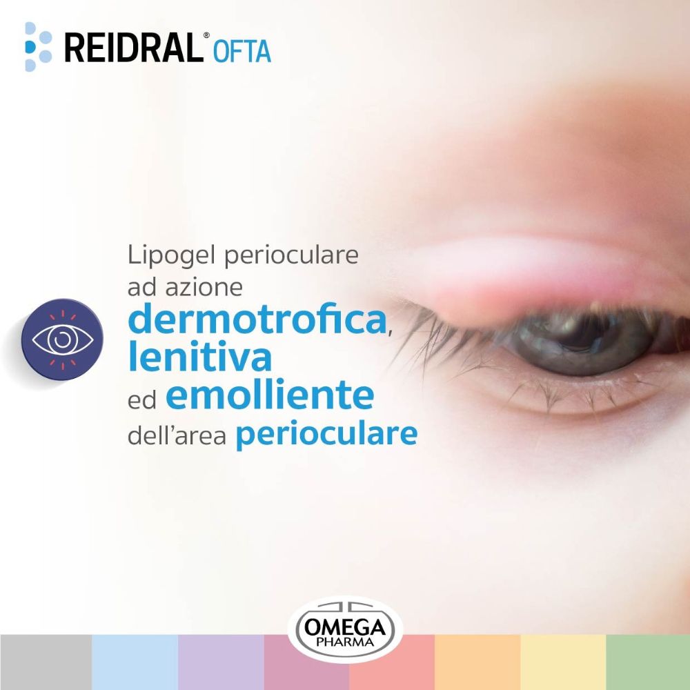 REIDRAL® OFTA - Gel perioculare ad Azione Lenitiva ed Emolliente- Risparmia il 10% con il codice: omega0926