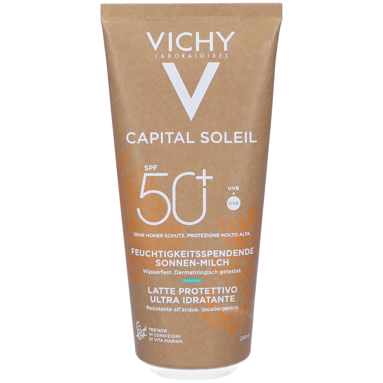 Image of Vichy Capital Soleil Latte Solare Eco-sostenibile SPF50+ 200 ml
