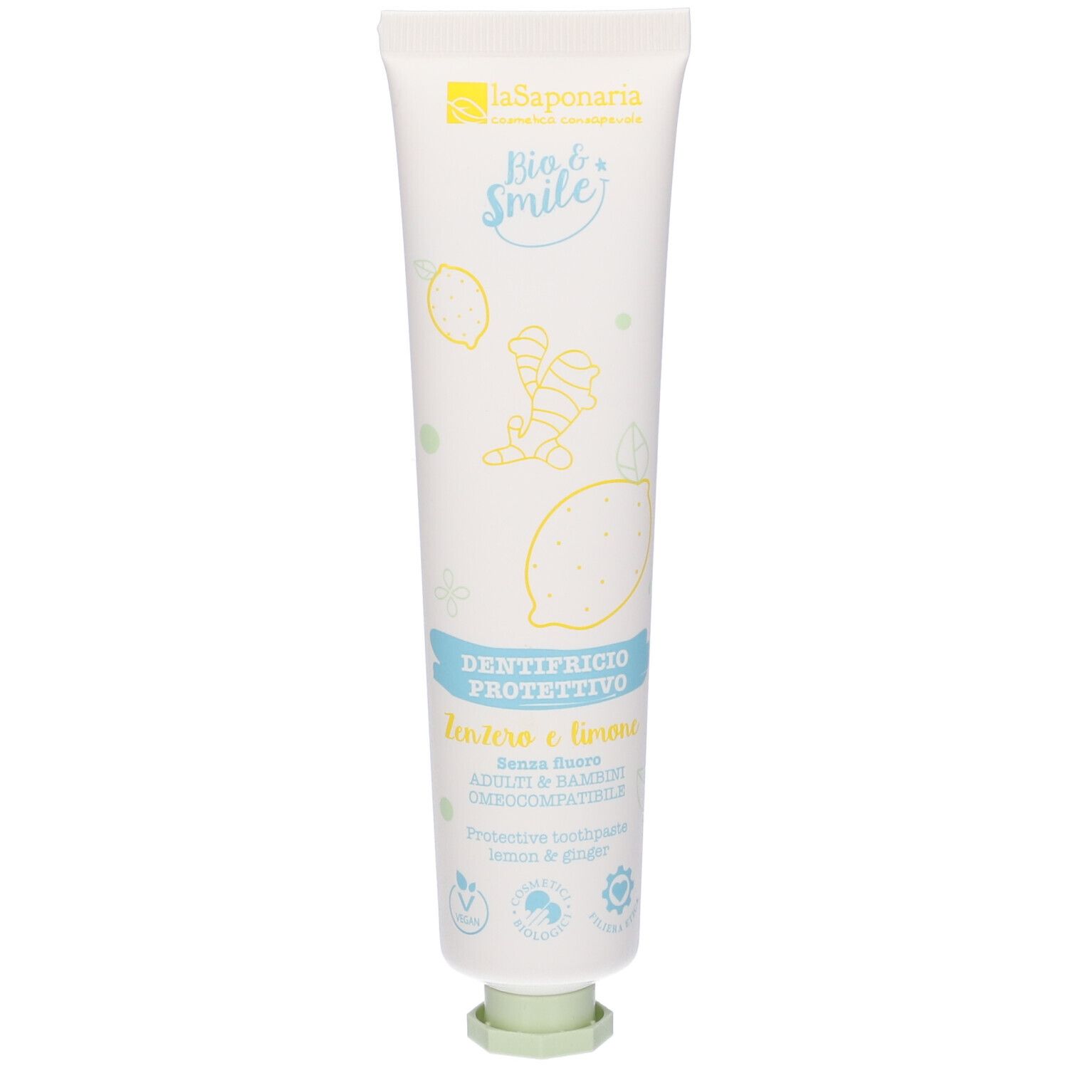 La Saponaria Dentifricio Protettivo Zenzero&Limone