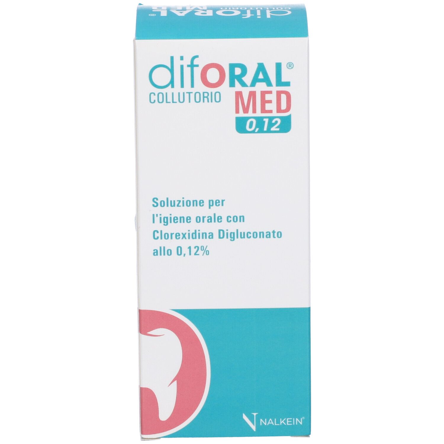 Diforal Med Mundwasser 0,12% mit Chlorhexidin Digluconat. Nalkein.