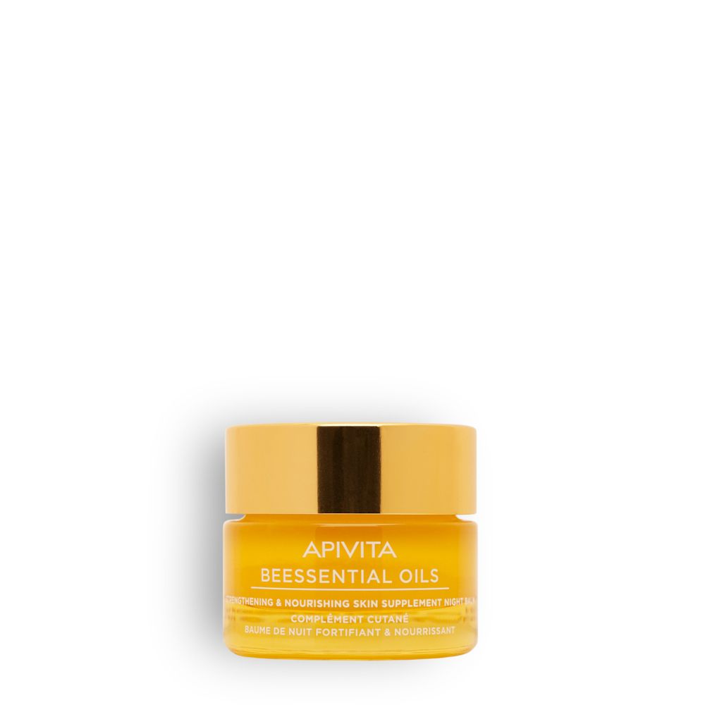 Apivita Beessentials Oils Balsamo Notte Rinforzante e Nutriente
