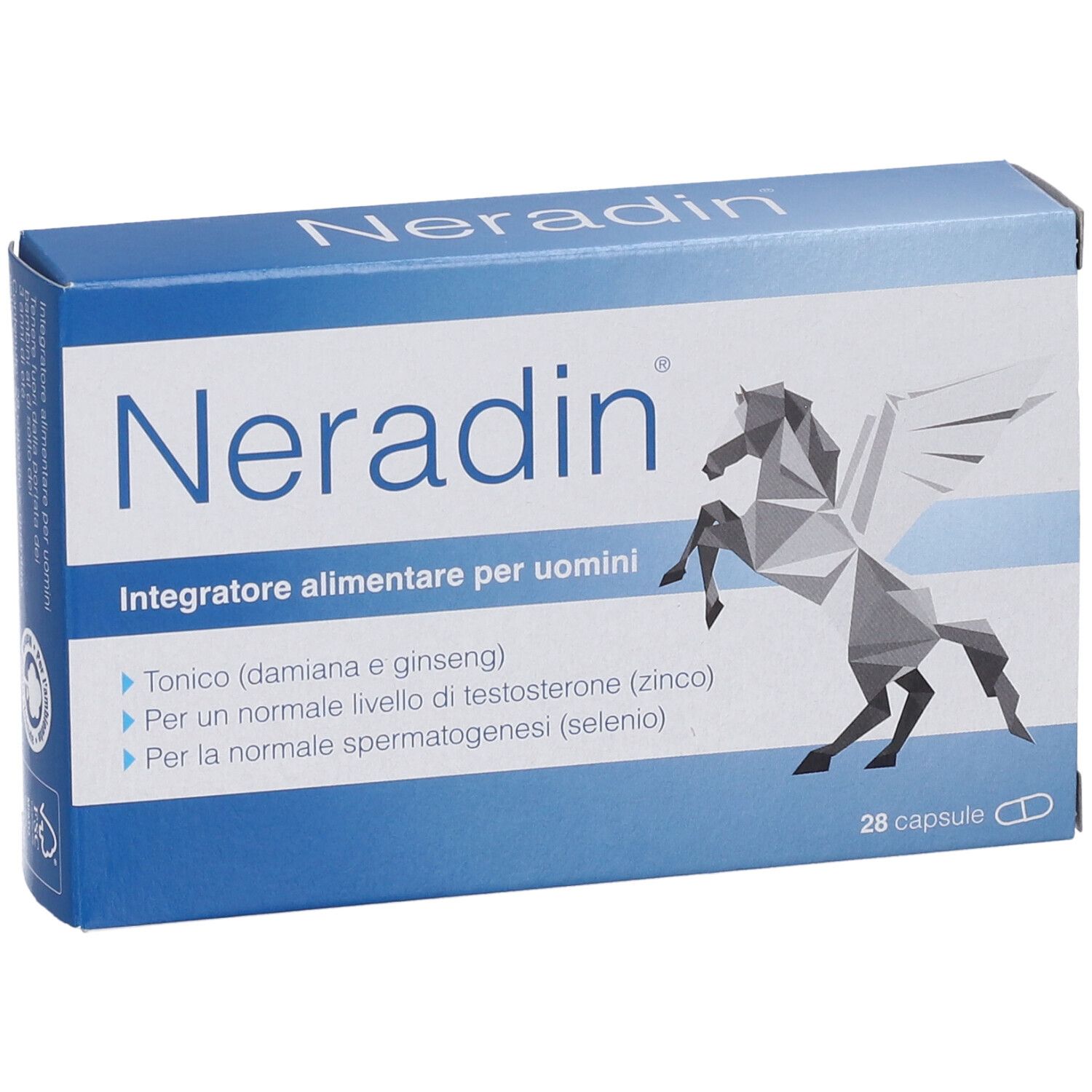 Neradin Integratore alimentare für Männer, 28 Kapseln.