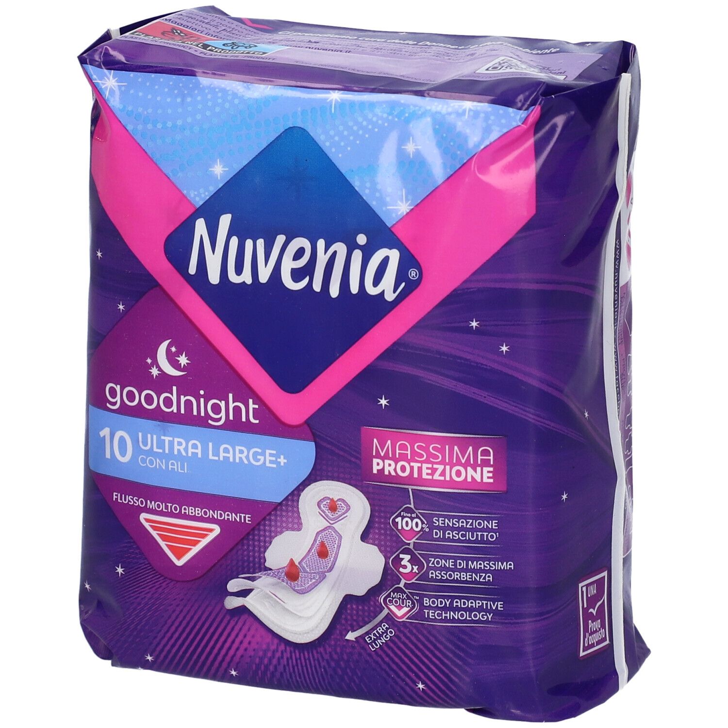 Nuvenia Goodnight Assorbenti Ultra Notte con Ali