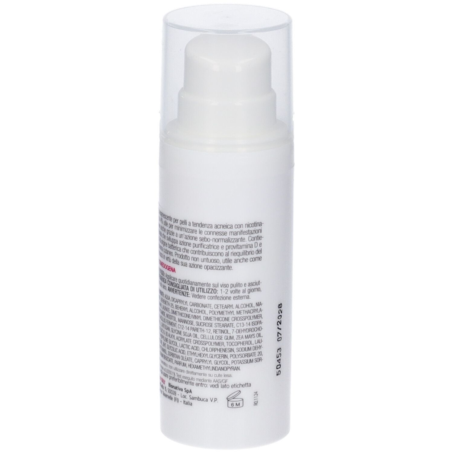 Pharcos Lipo Skin Bioma Creme für zu Akne neigende Haut, 40 ml, mit Verpackung.