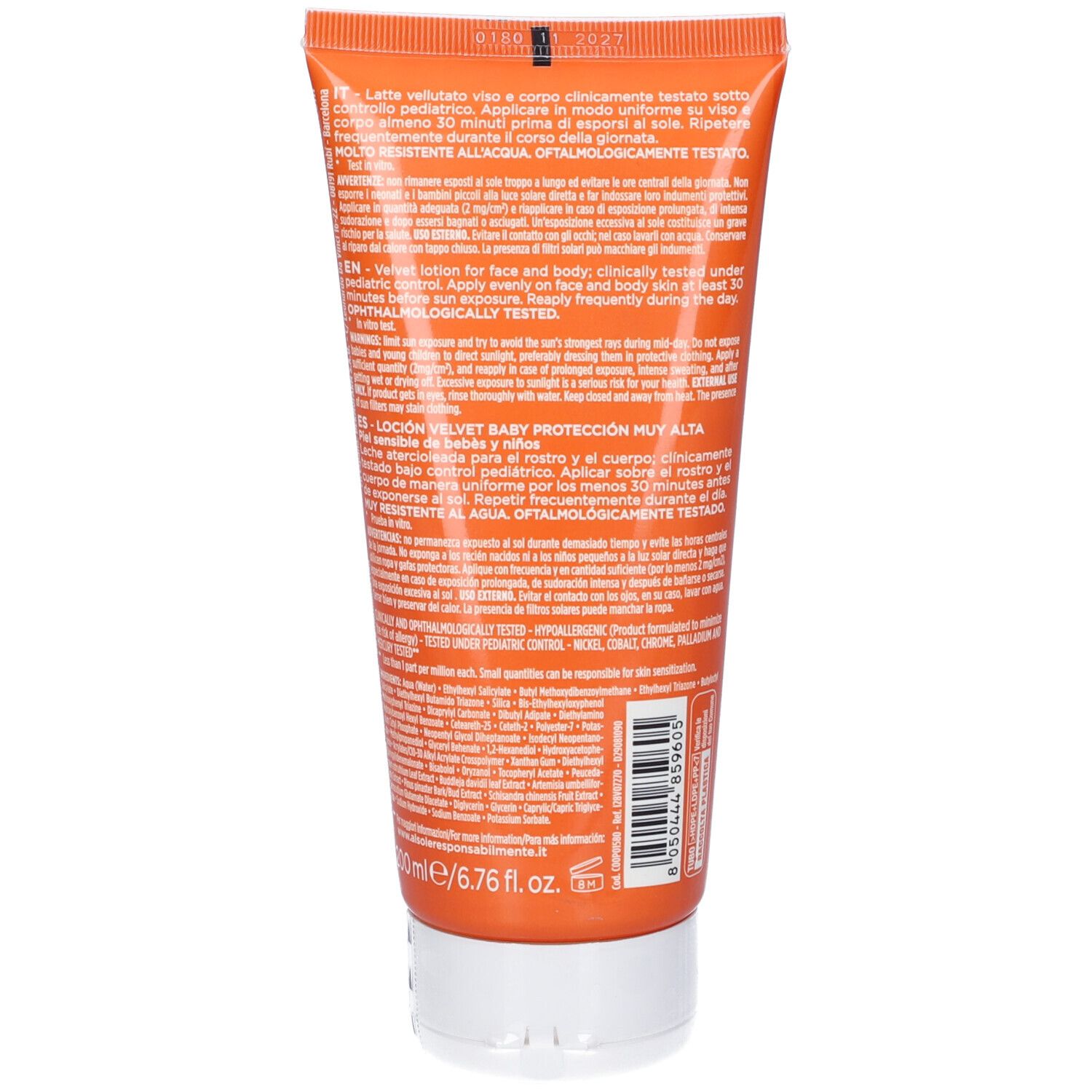 Rilastil Sun System Baby Lotion Samt Spf50