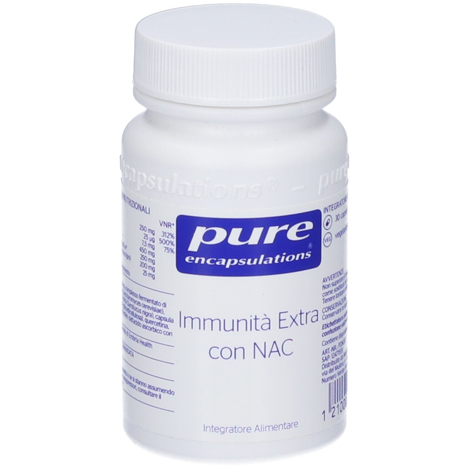 Pure Encapsulations Immunità Extra con NAC 30 capsule - Integratore per le difese immunitarie - Immagine 7