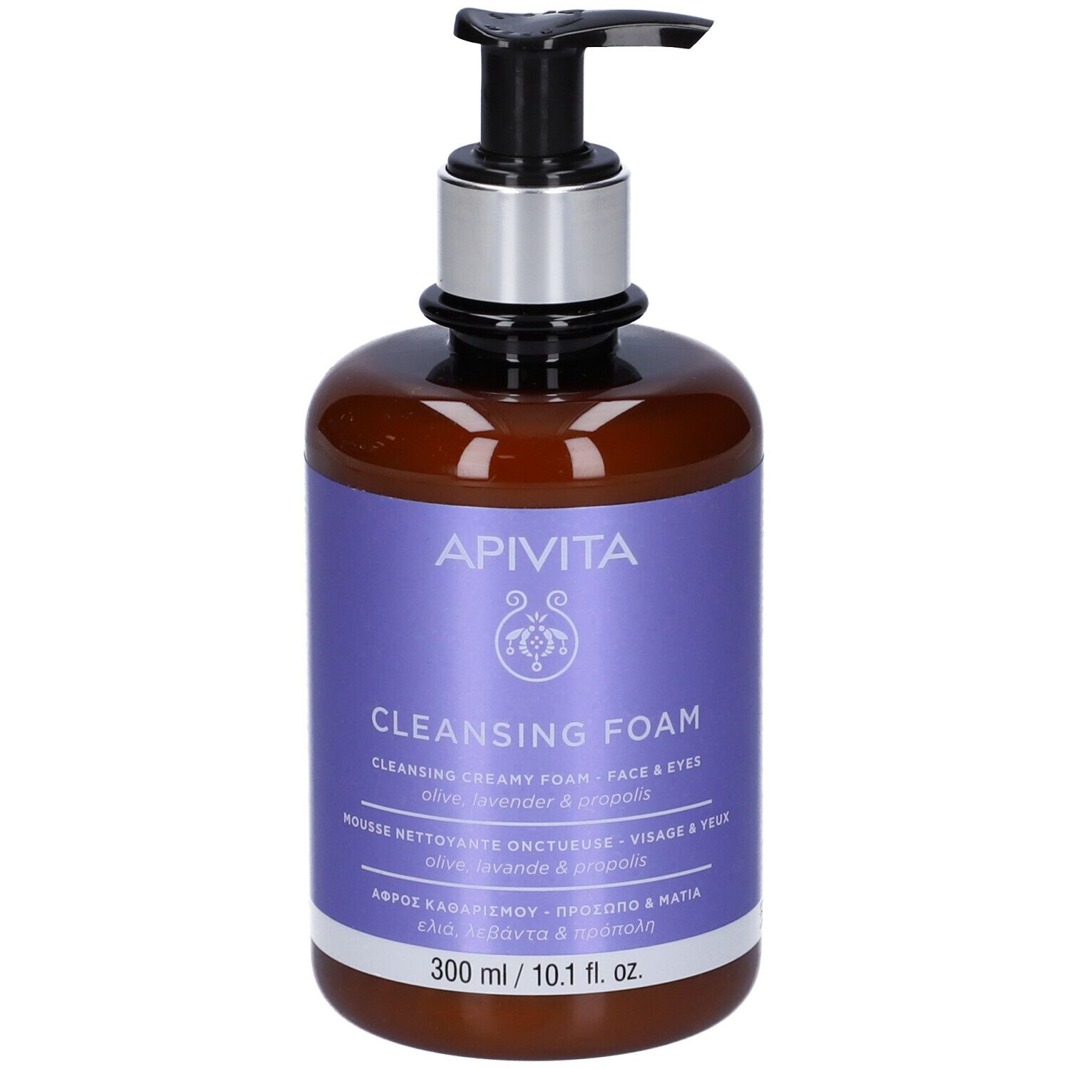 Apivita Cleansing Foam Mousse Detergente Cremosa Viso e Occhi