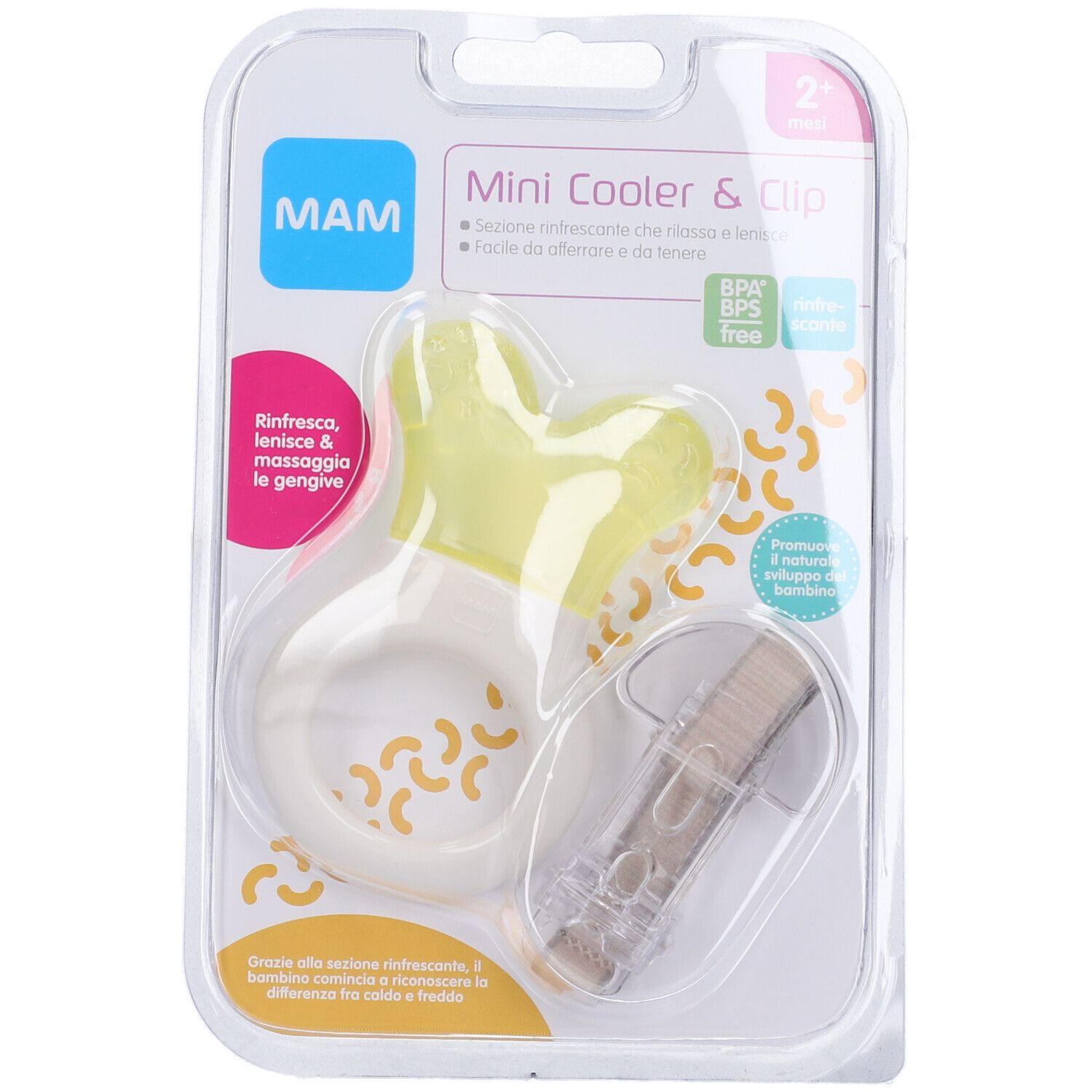 MAM Mini Cooler & Clip Anello da Dentizione