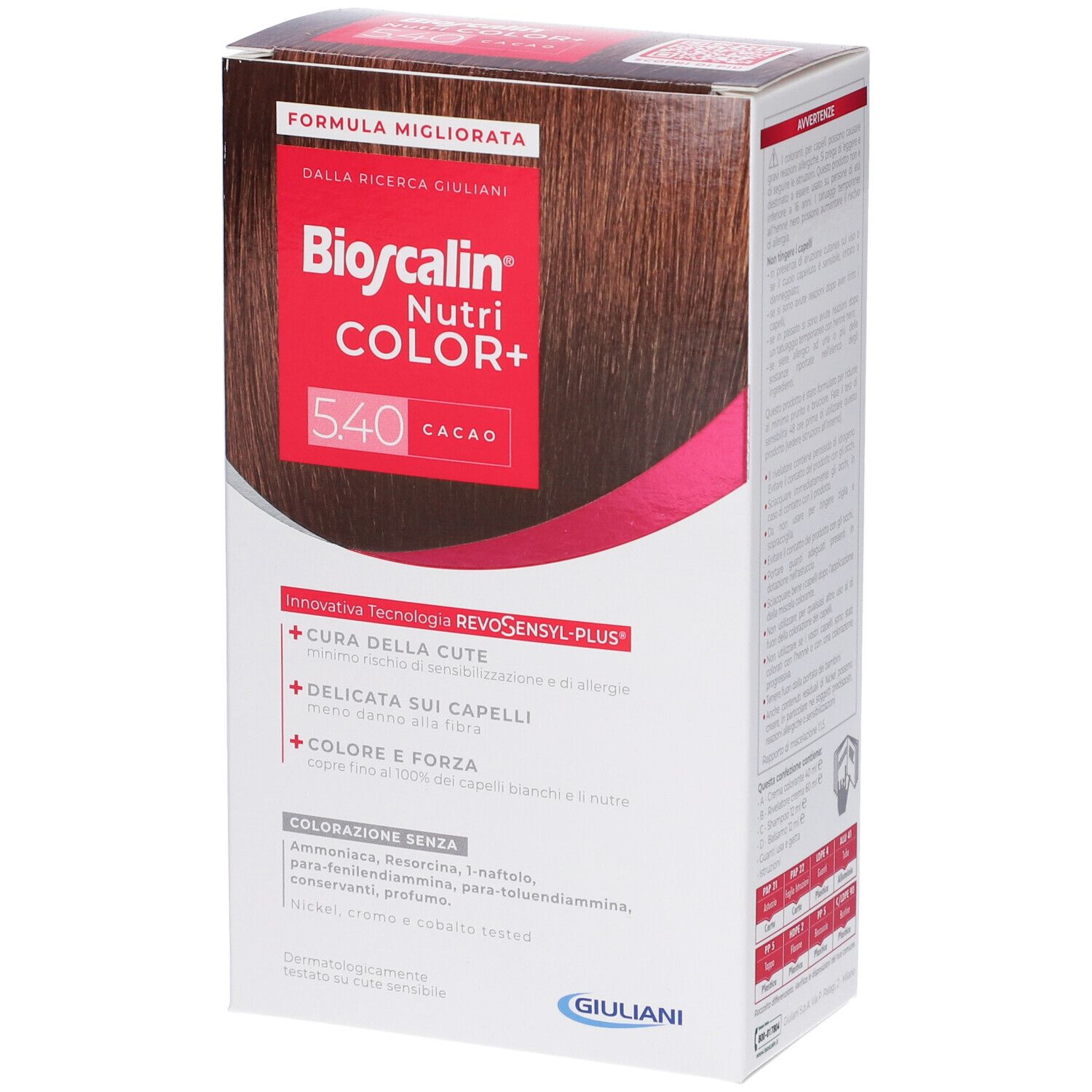 Bioscalin Nutricolor Tintura numero 5.4 - Tinta capelli colore Cacao - Immagine 5