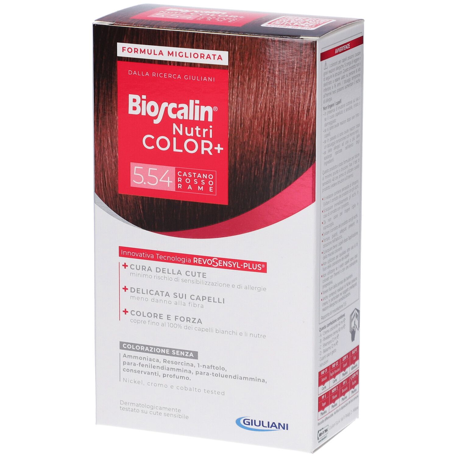 Bioscalin® Nutricolor+ 5.54 Castano Rosso Rame