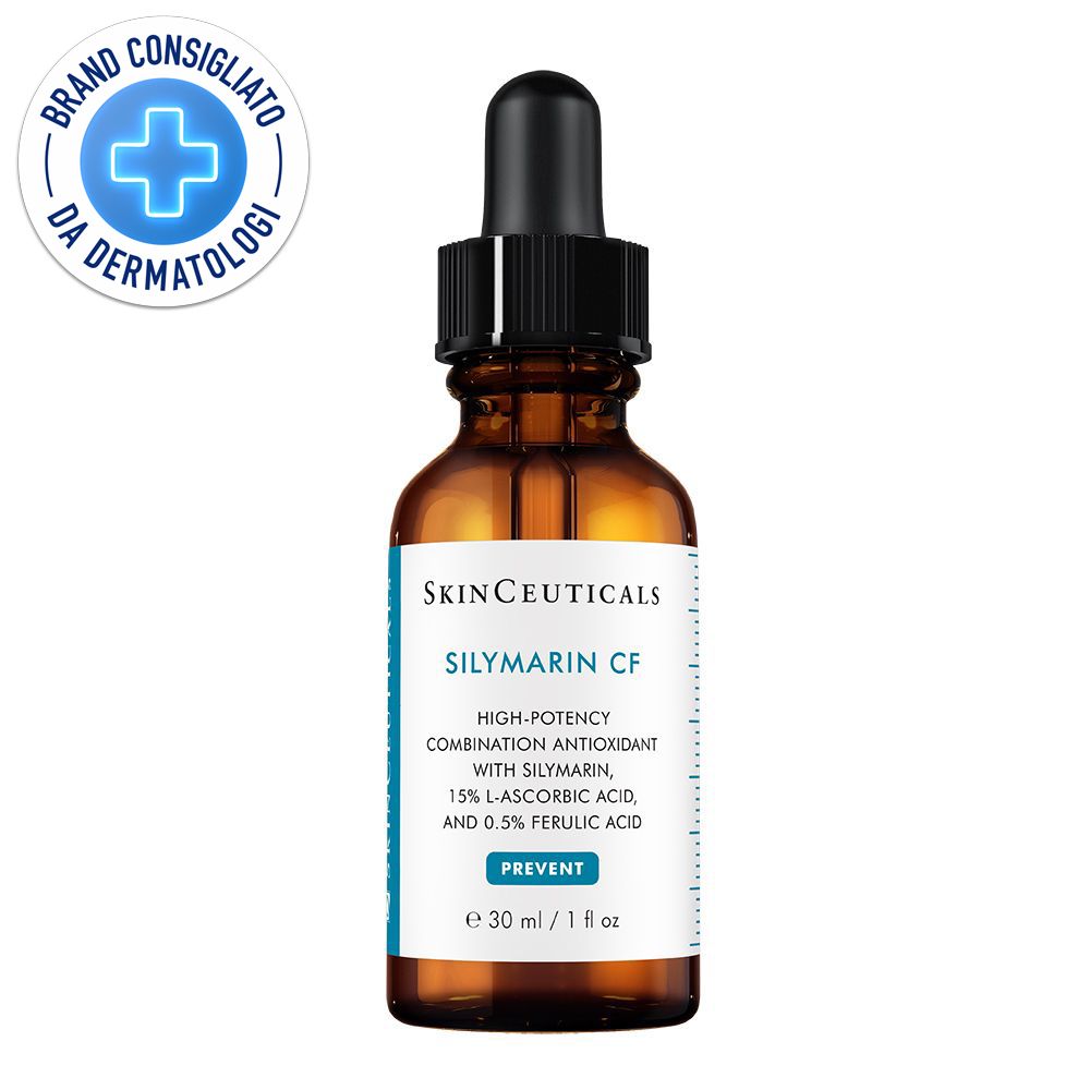 SkinCeuticals Silymarin CF Siero antiossidante con Vitamina C pura ideale per pelli grasse 30 ml