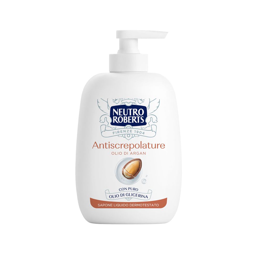 Sapone Liquido Antiscrepolature Con Olio Di Argan Naturale 200 ml - Immagine 5