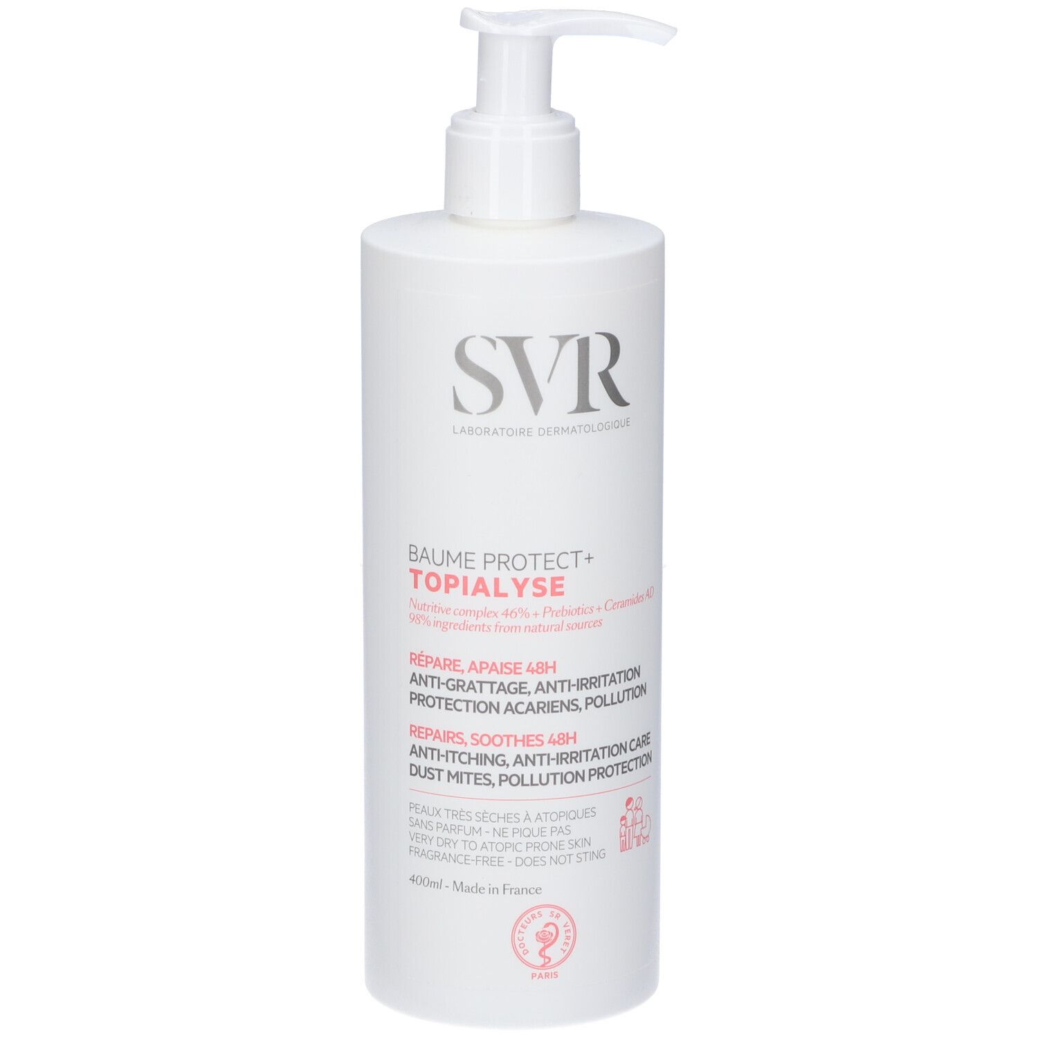 LABORATOIRES SVR Topialyse Baume Protect+ - Balsamo Corpo Lenitivo 400 ml - Immagine 7