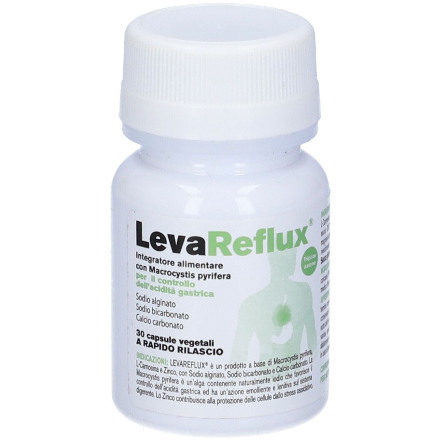 Levareflux 30 Capsule Vegetali A Rapido Rilascio