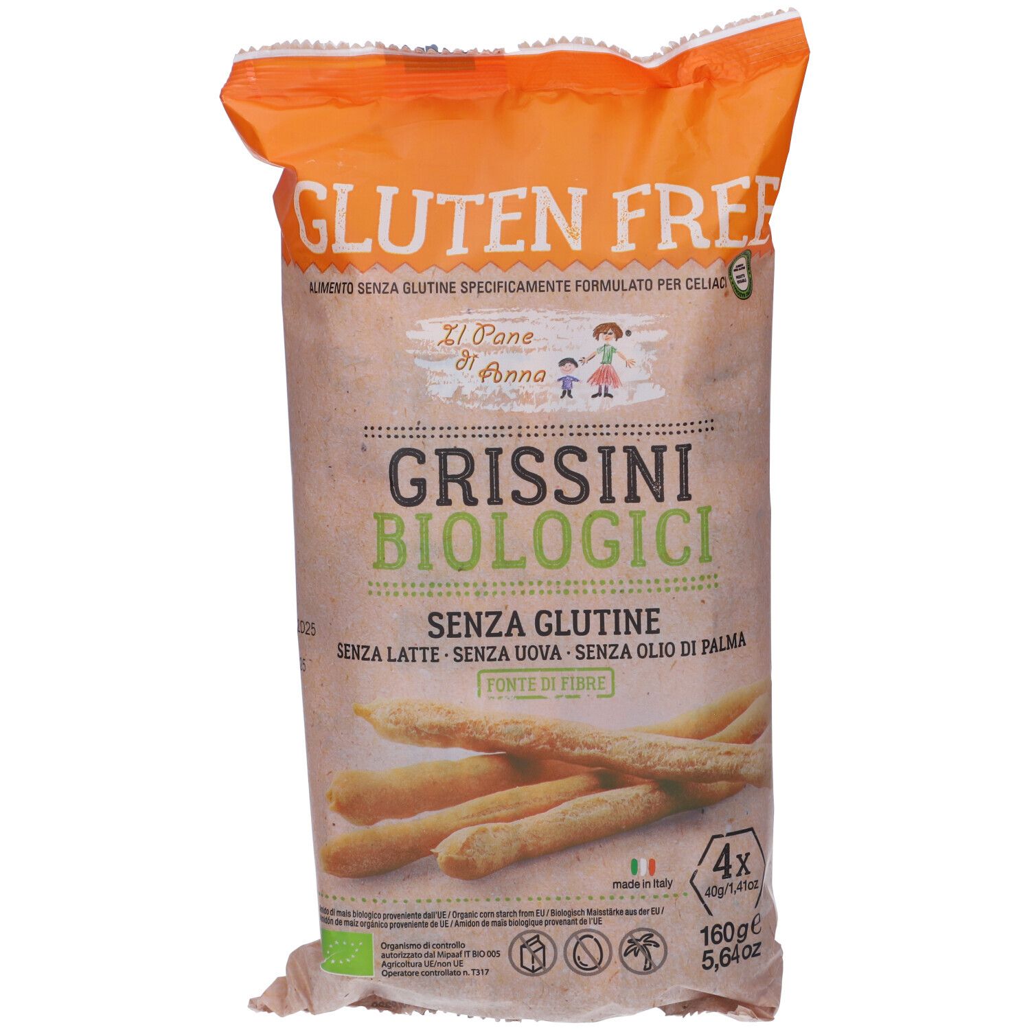 Il Pane Di Anna Grissini Biologici 160 G