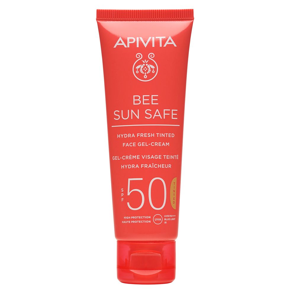 Apivita Bee Sun Safe Hydra Fresh Crema solare viso colorata SPF50 - texture leggera- Risparmia il 10% con il codice: apivita0926
