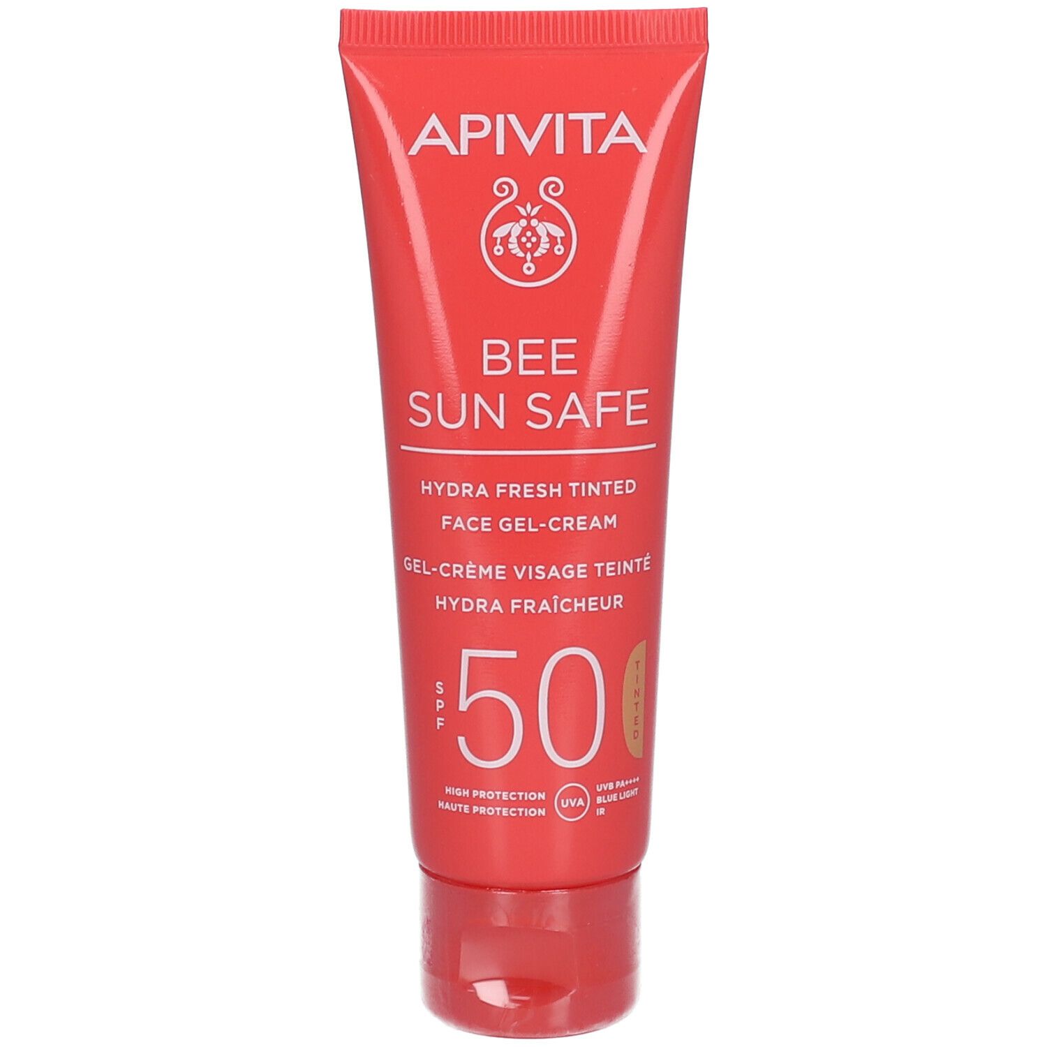Image of APIVITA Crema Bee Sun Safe Gel Viso Colorata Hydra Fresh SPF50